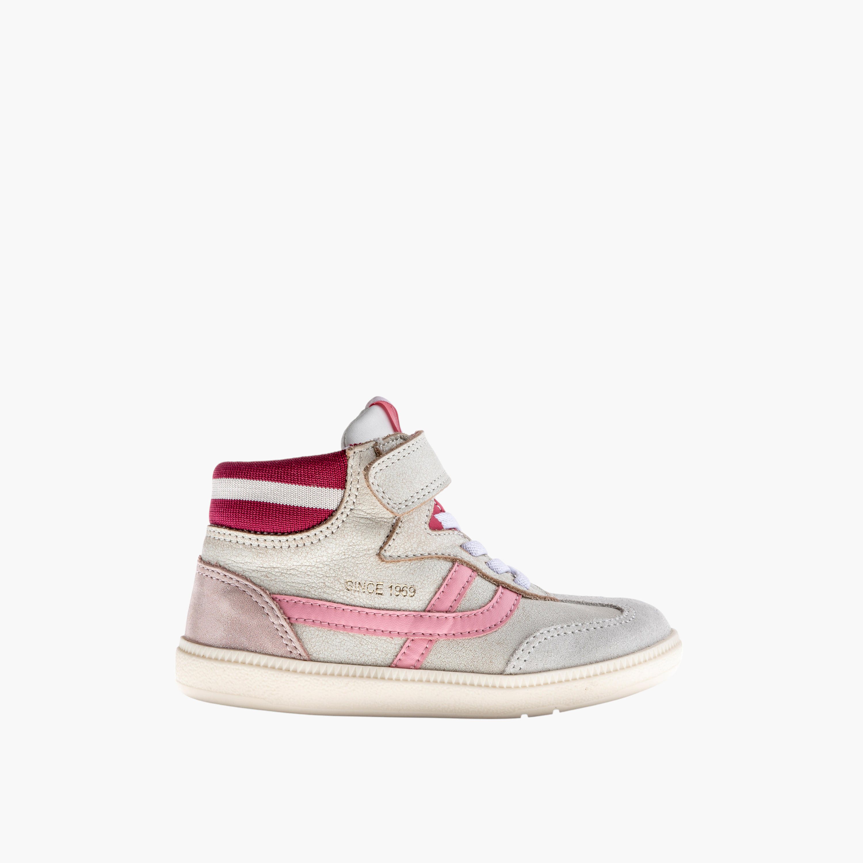 Pablosky Girls' High Top Sneakers with Hook and Loop Closure - 211137-baby-girls-shoes-closedshoes-image-2