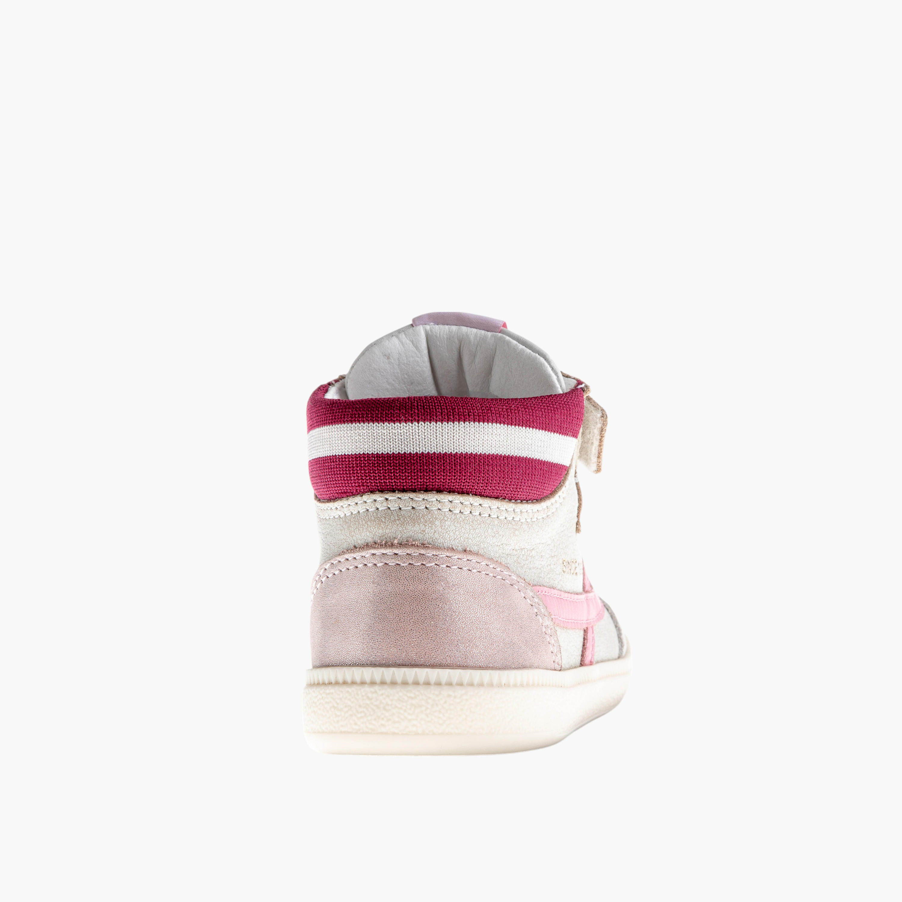 Pablosky Girls' High Top Sneakers with Hook and Loop Closure - 211137-baby-girls-shoes-closedshoes-image-3