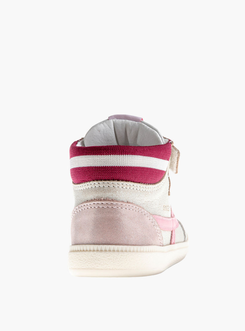 Pablosky Girls' High Top Sneakers with Hook and Loop Closure - 211137-baby-girls-shoes-closedshoes-image-3