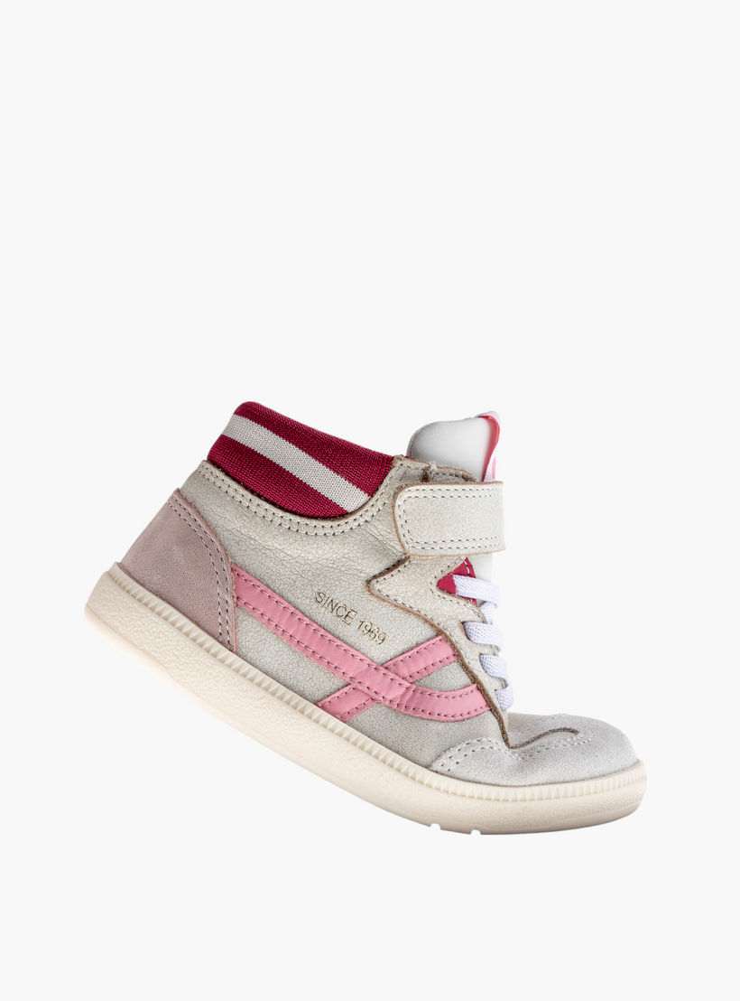 Pablosky Girls' High Top Sneakers with Hook and Loop Closure - 211137-baby-girls-shoes-closedshoes-image-7