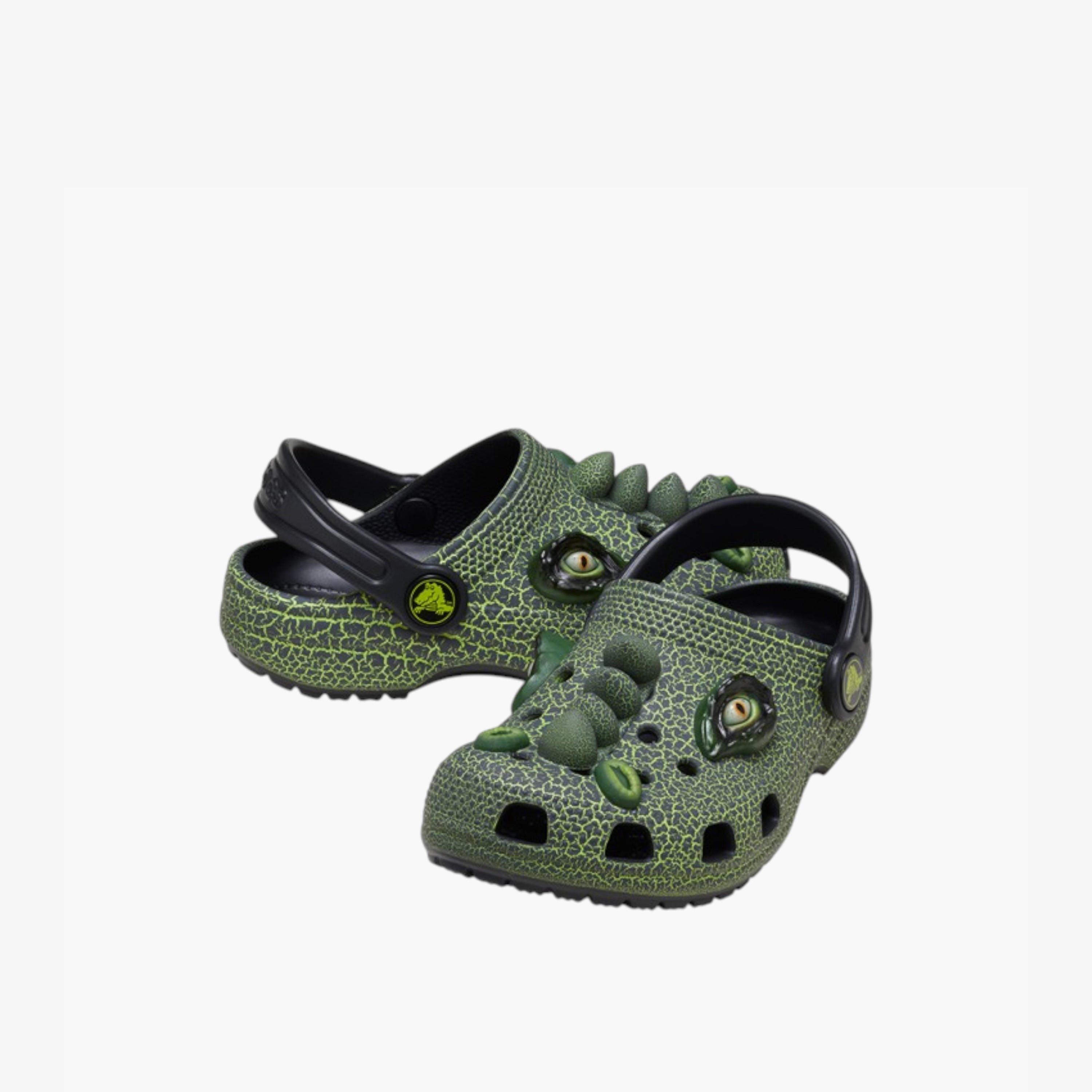 Crocs Kids' Classic IAM Scary Dino Clogs with Backstrap - 211372-001-girls-shoes-sandals-image-3