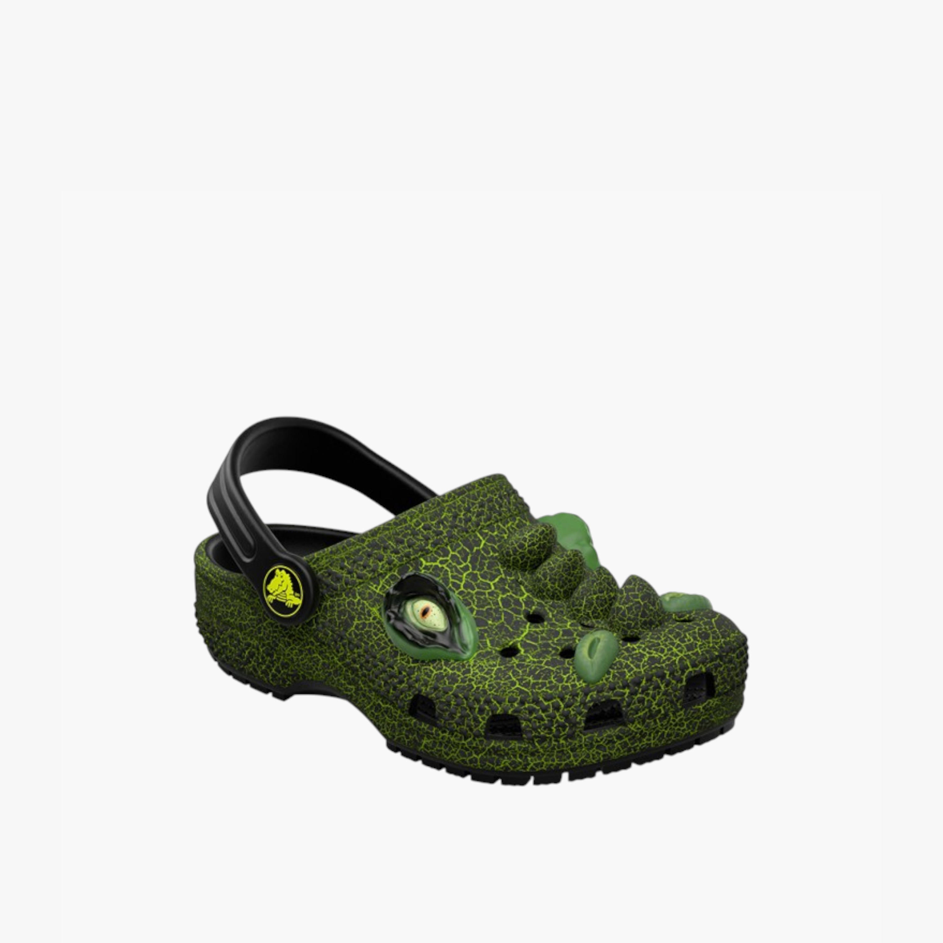 Crocs Kids' Classic IAM Scary Dino Clogs with Backstrap - 211372-001-girls-shoes-sandals-image-2