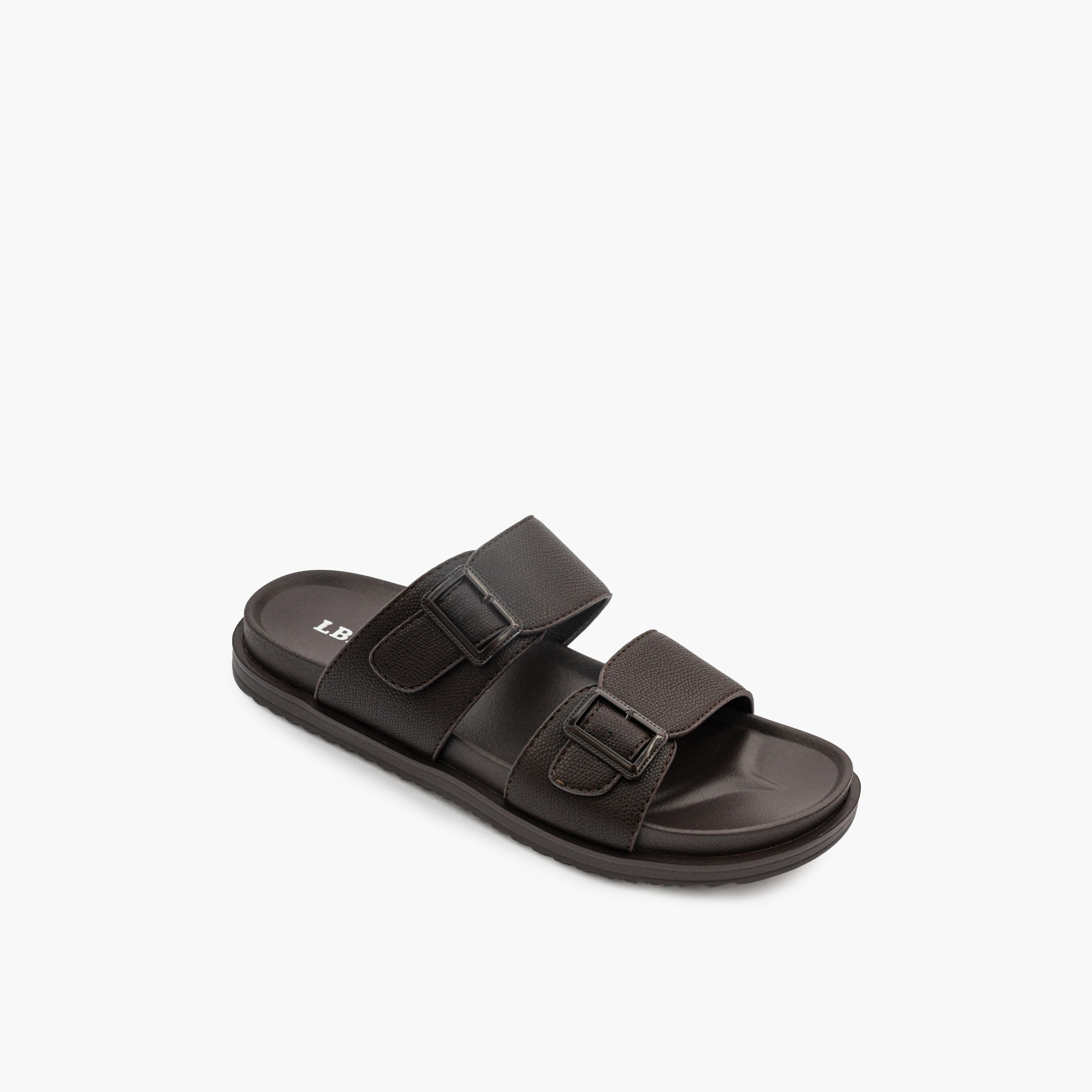 صندل مريح سهل الارتداء بأحزمة من إل بي إل من شو إكسبريس-men-shoes-sandals-image-2