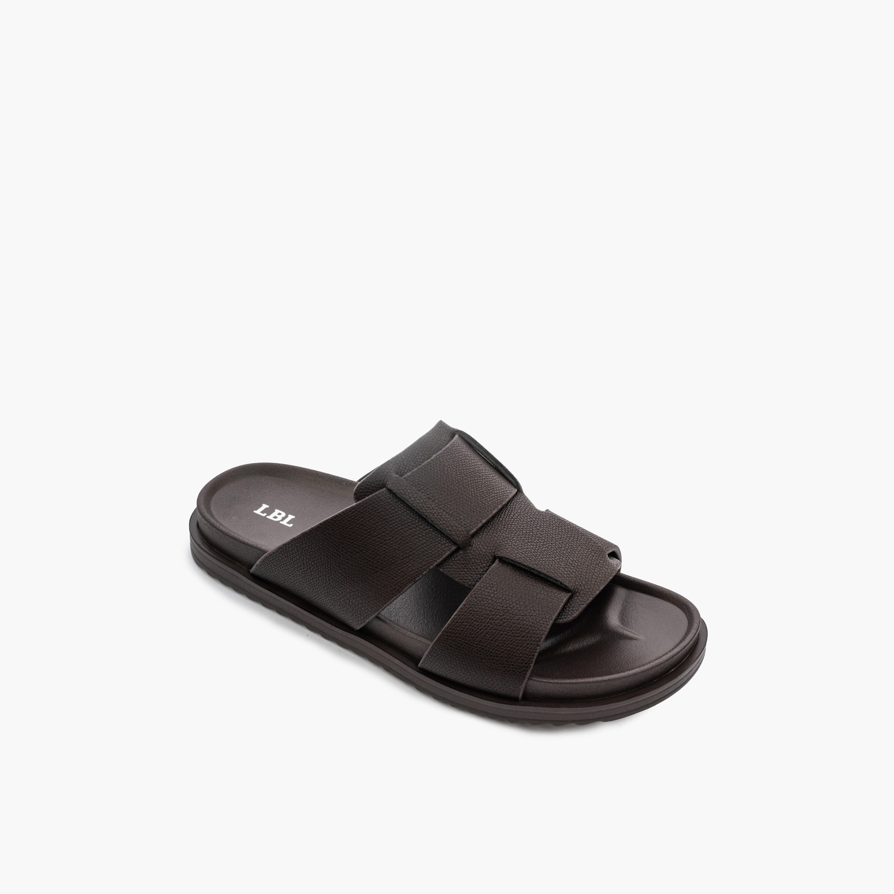 صندل مريح سادة سهل الارتداء من إل بي إل من شو إكسبريس-men-shoes-sandals-image-2