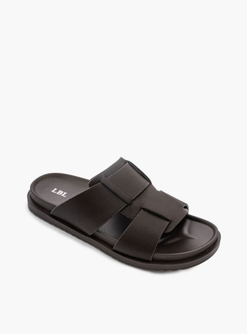 صندل مريح سادة سهل الارتداء من إل بي إل من شو إكسبريس-men-shoes-sandals-image-2
