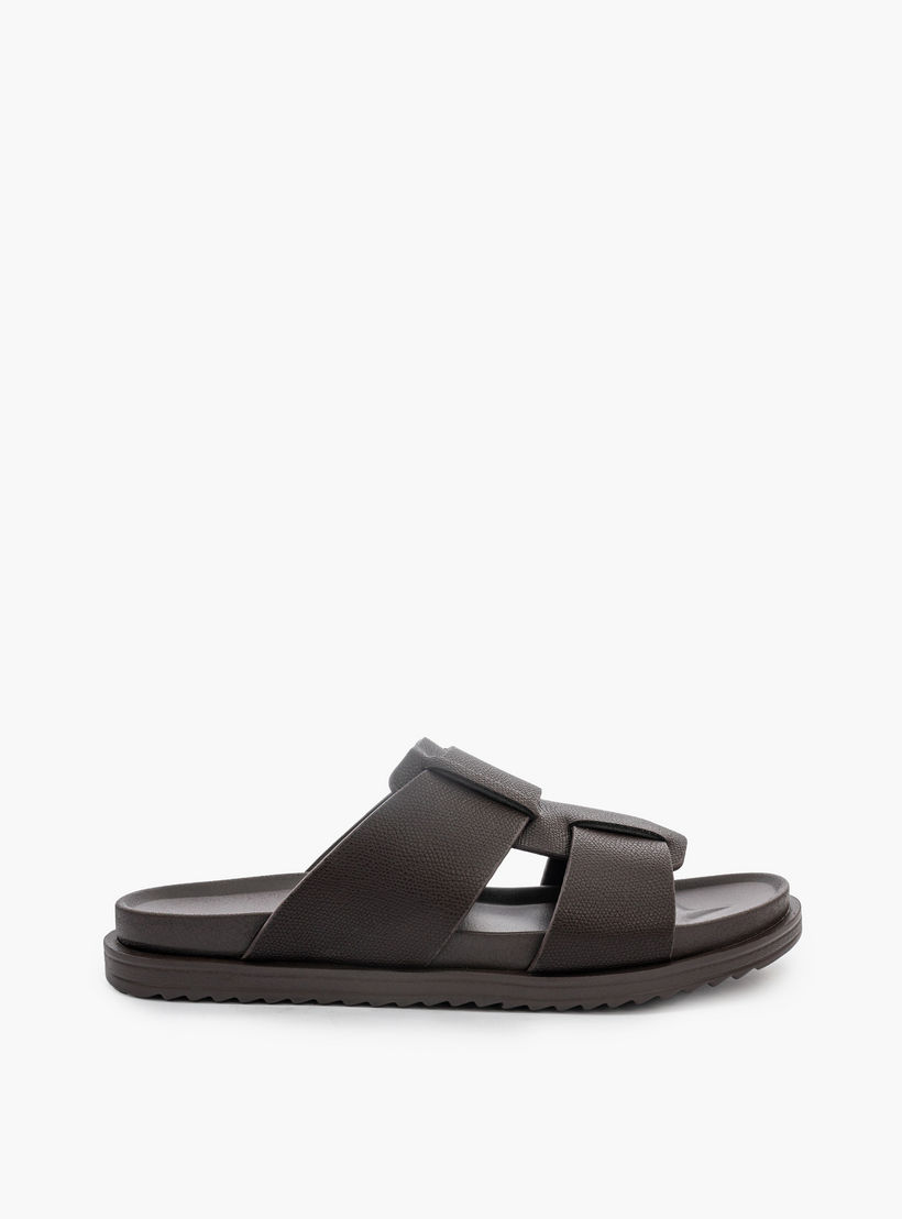 صندل مريح سادة سهل الارتداء من إل بي إل من شو إكسبريس-men-shoes-sandals-image-3