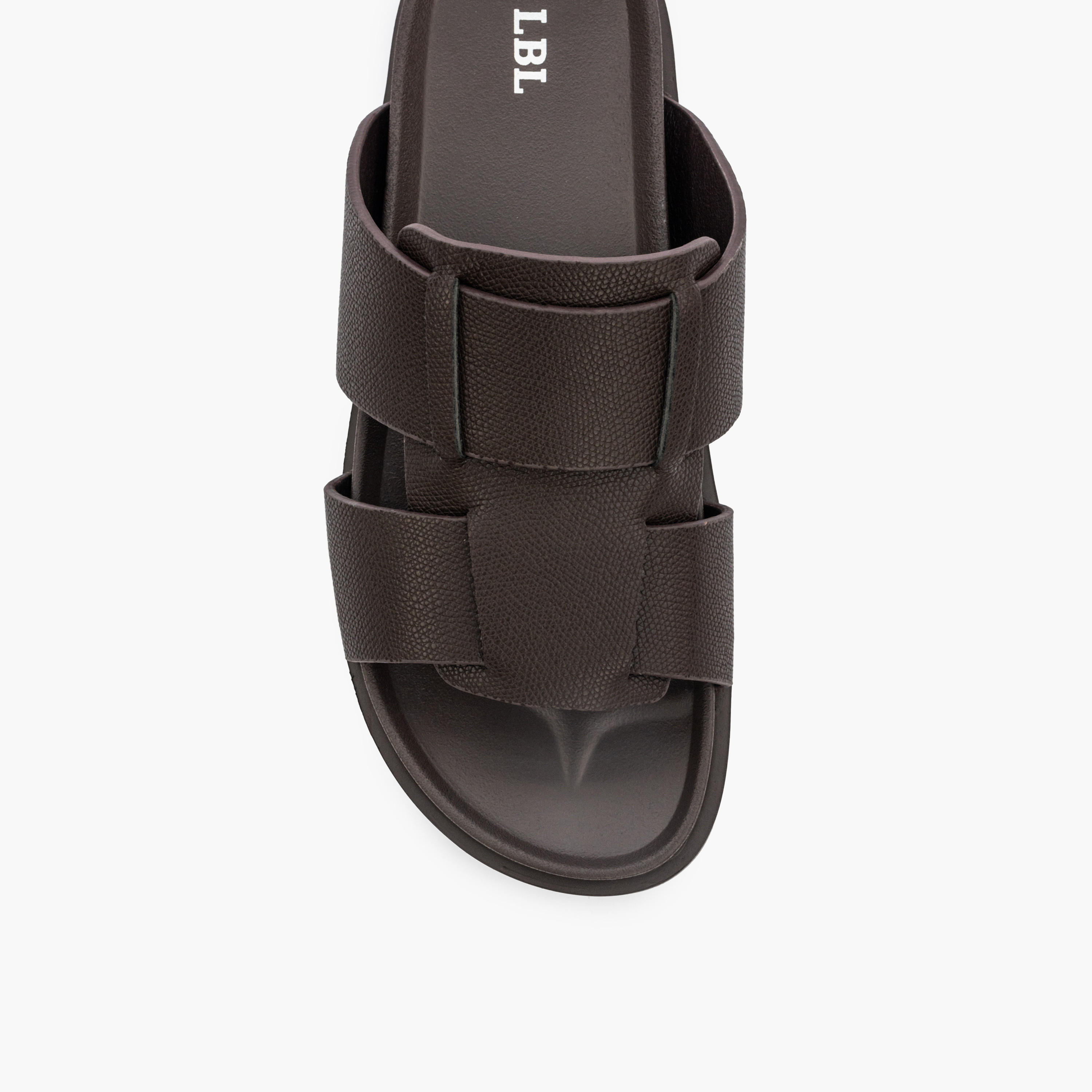صندل مريح سادة سهل الارتداء من إل بي إل من شو إكسبريس-men-shoes-sandals-image-4