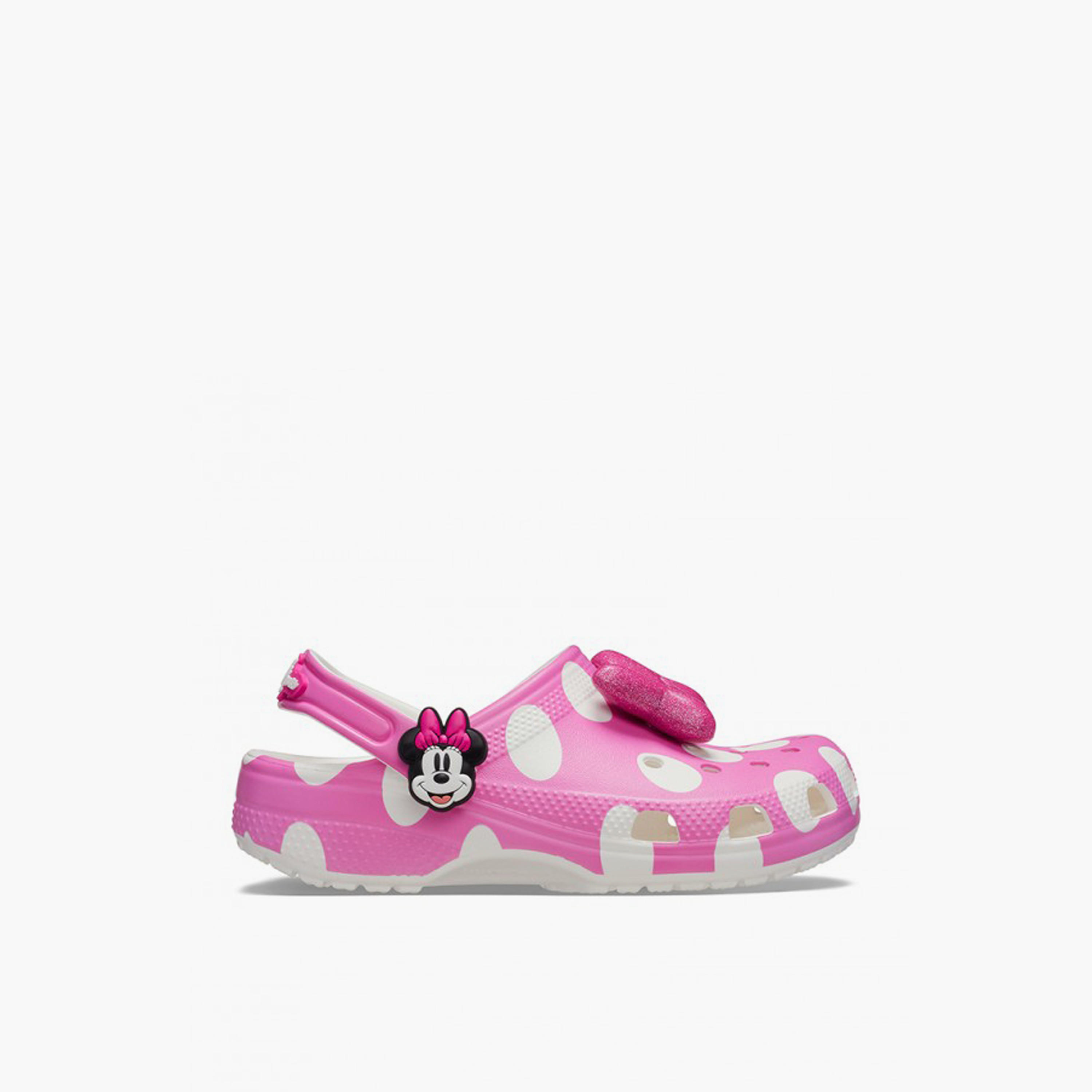 صندل كلوج بحزام خلفي وطبعات ميني ماوس للبنات من كروكس-girls-shoes-sandals-image-2