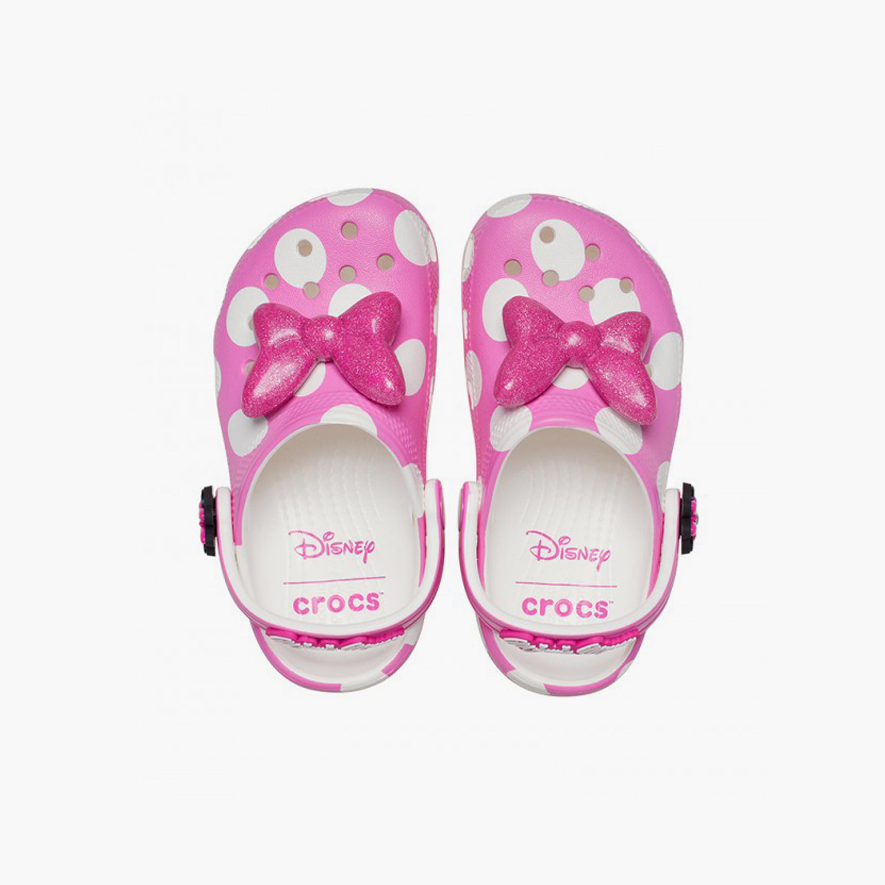 صندل كلوج بحزام خلفي وطبعات ميني ماوس للبنات من كروكس-girls-shoes-sandals-image-5