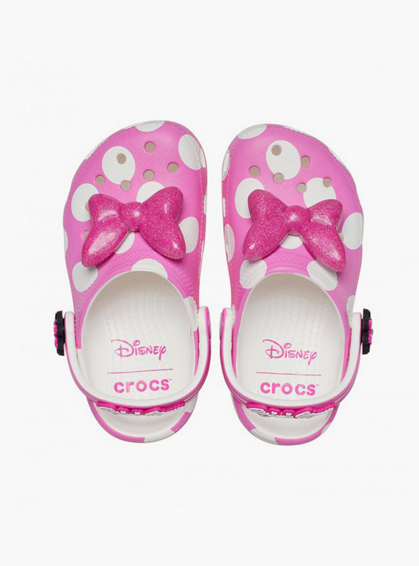 صندل كلوج بحزام خلفي وطبعات ميني ماوس للبنات من كروكس-girls-shoes-sandals-image-5