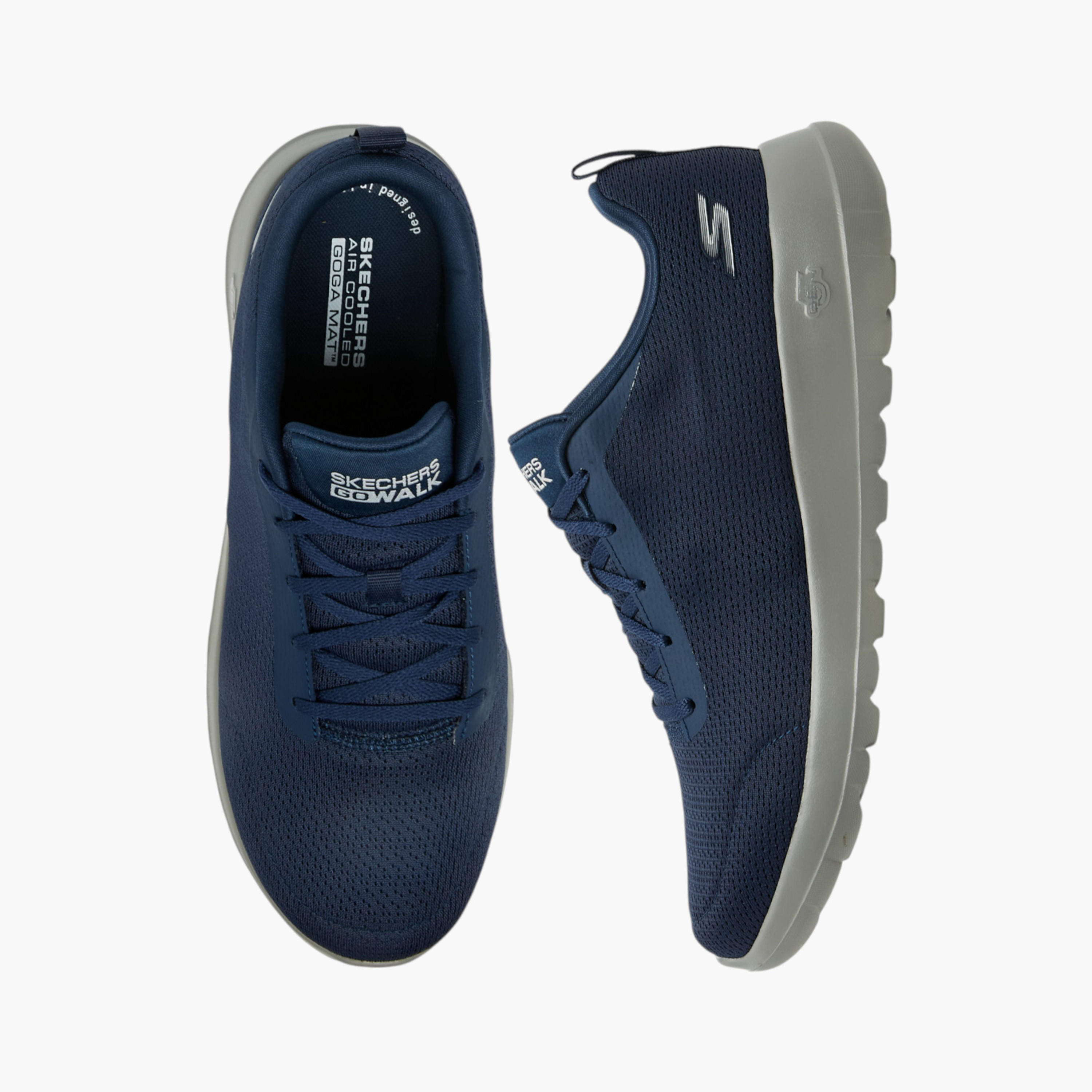 Skechers Men GO WALK MAX Lace-Up Sports Shoes-sports-men-shoes-image-1