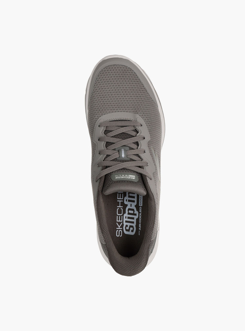 Skechers Men GO WALK 8 Lace-Up Walking Shoes-sports-men-shoes-image-2