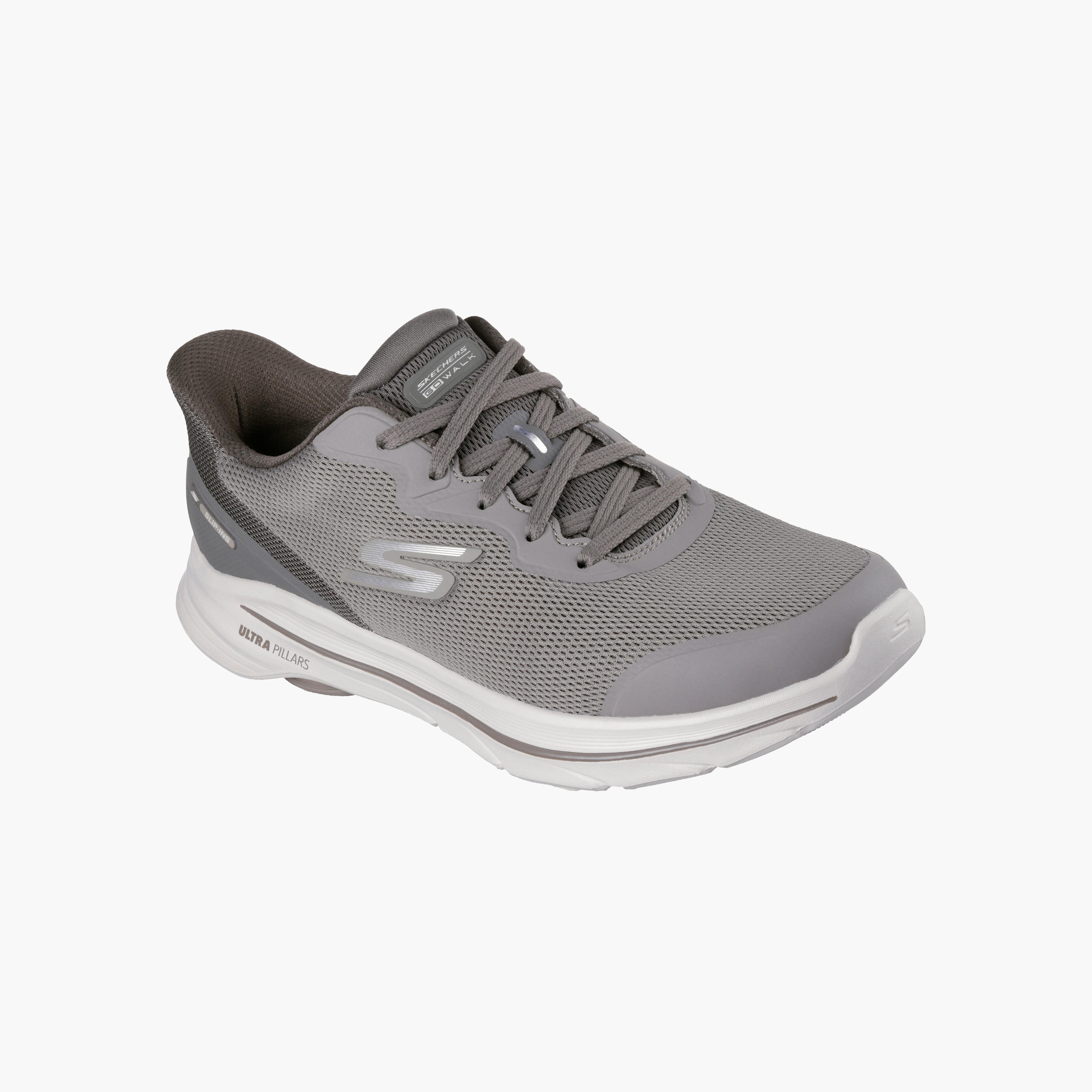 Skechers Men GO WALK 8 Lace-Up Walking Shoes-sports-men-shoes-image-4