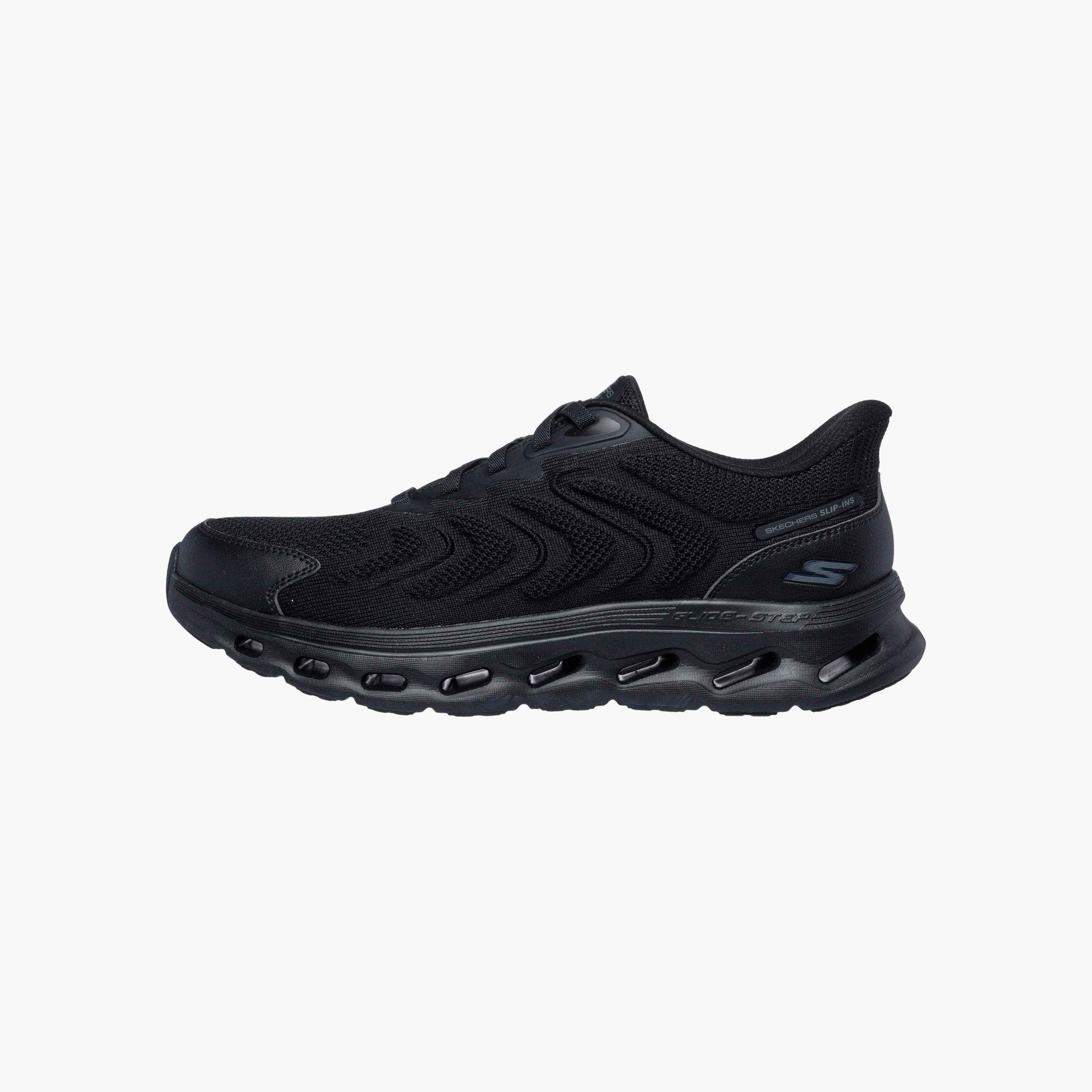 Skechers Men GO WALK GLIDE STEP 2.0 Lace-Up Walking Shoes-sports-men-shoes-image-1