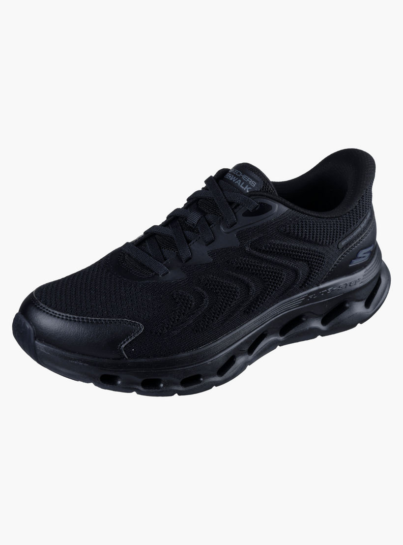 Skechers Men GO WALK GLIDE STEP 2.0 Lace-Up Walking Shoes-sports-men-shoes-image-2