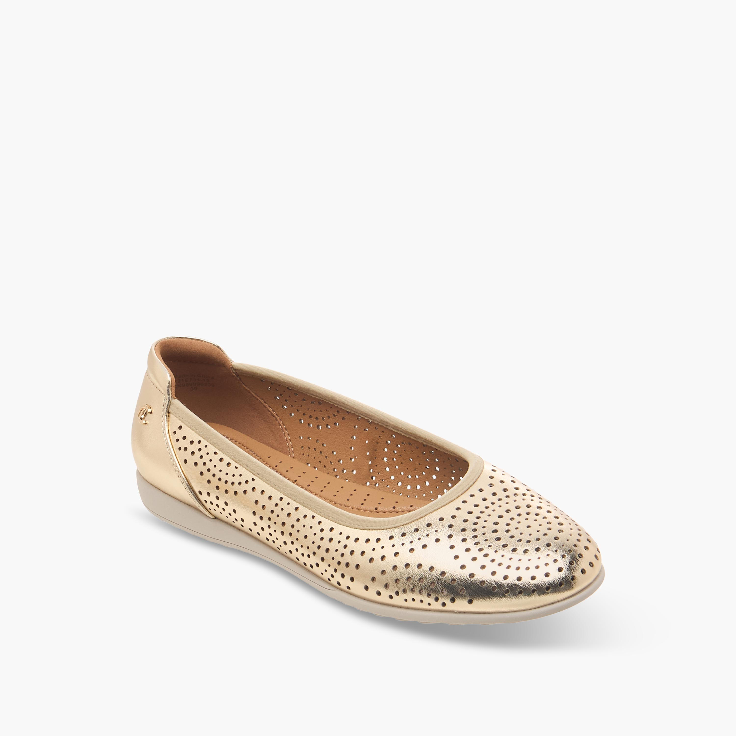 Le Confort Women Perforated Ballerina Shoes-women-shoes-ballerinas-image-2