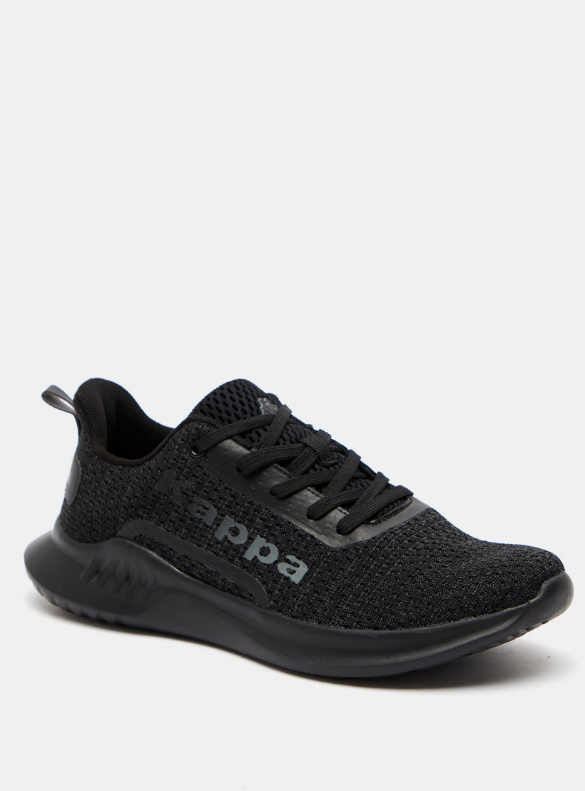 Kappa Men's Textured Lace-Up Lightweight Walking Shoes-sports-men-shoes-image-2
