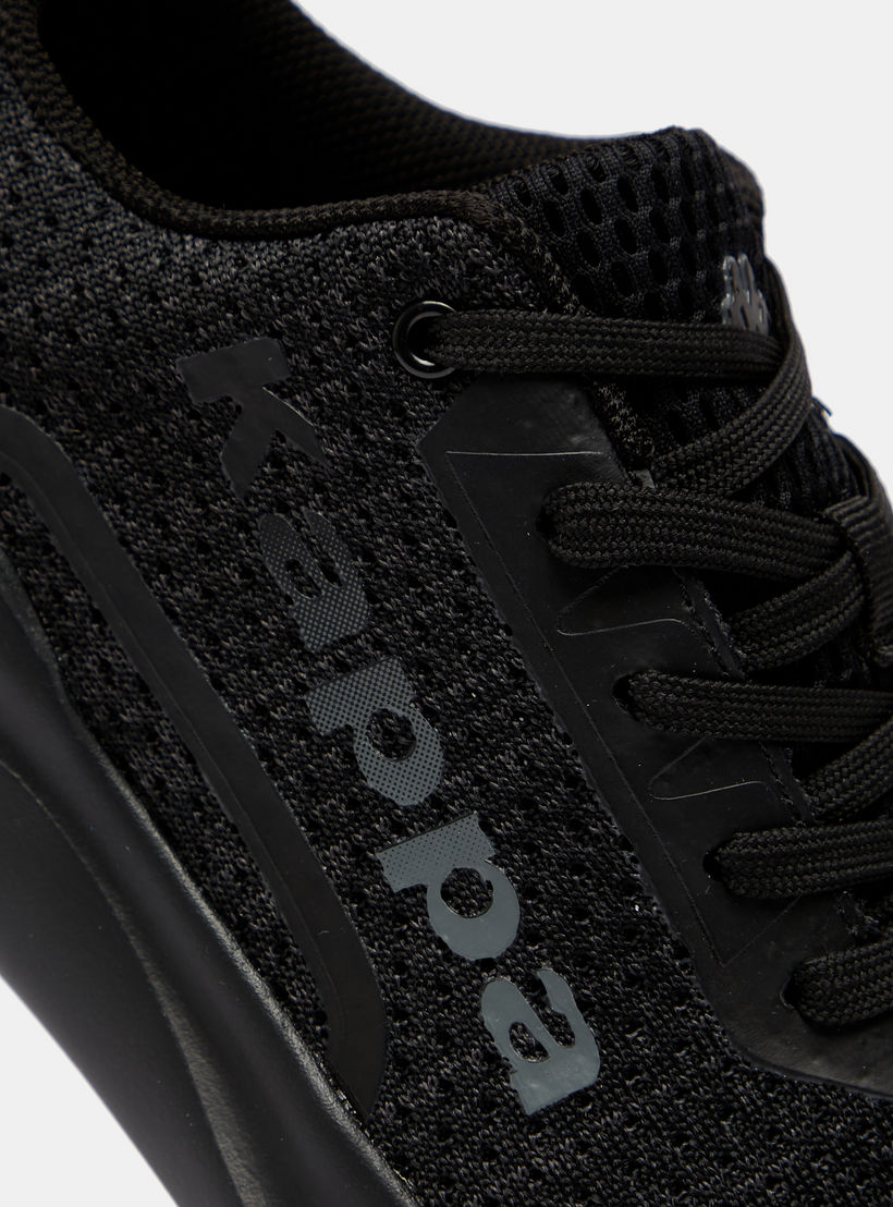 Kappa Men's Textured Lace-Up Lightweight Walking Shoes-sports-men-shoes-image-4