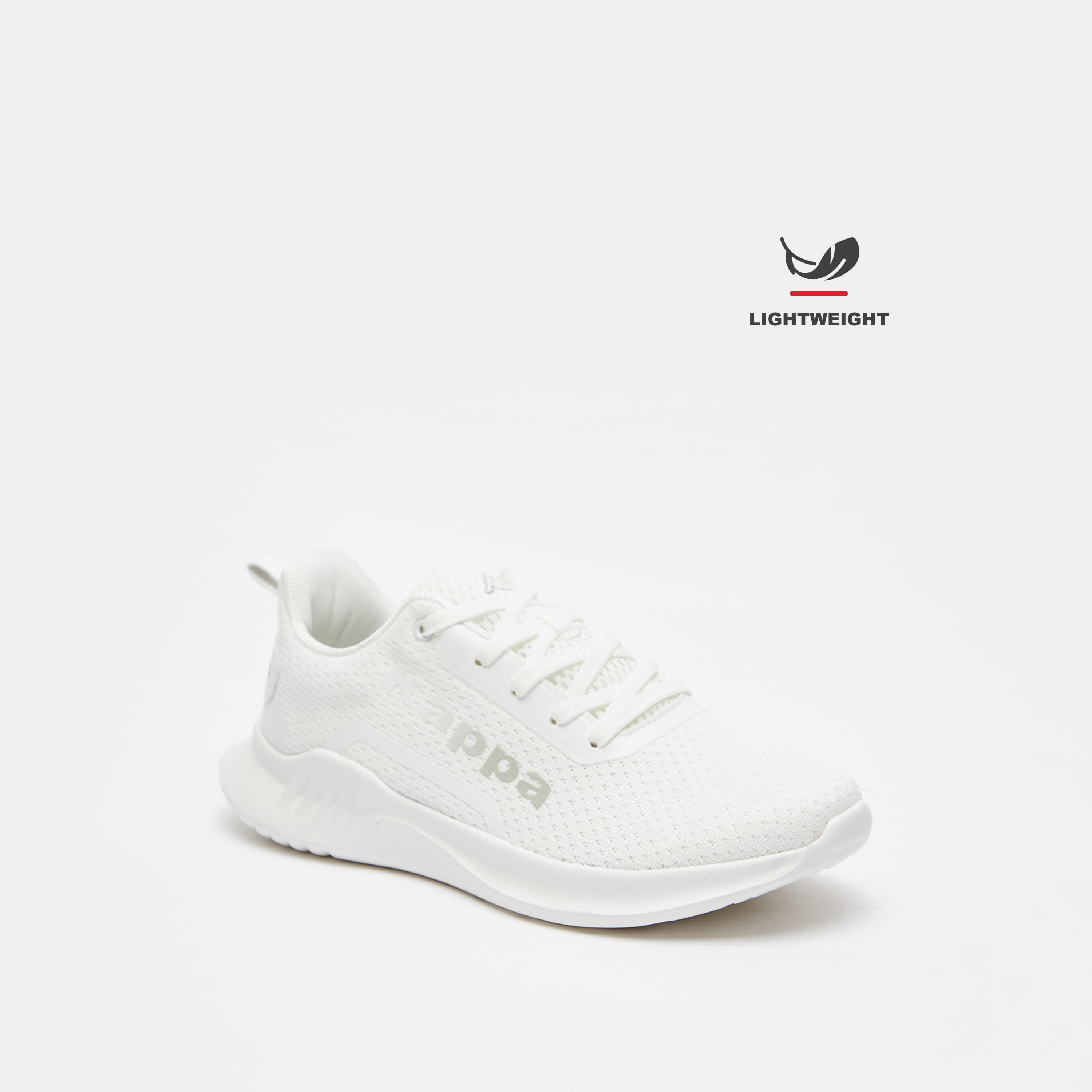 Kappa Men's Textured Lace-Up Lightweight Walking Shoes-sports-men-shoes-image-1