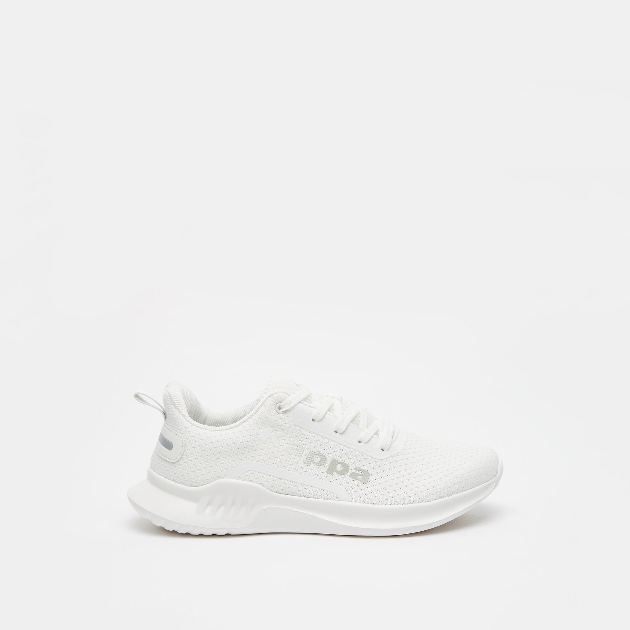 Kappa Men's Textured Lace-Up Lightweight Walking Shoes-sports-men-shoes-image-2
