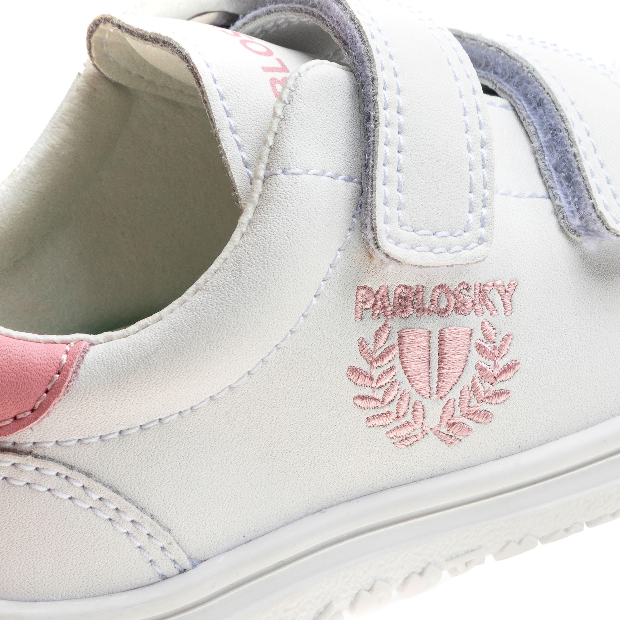حذاء سنيكرز جلد طول الكاحل بشريط إغلاق لاصق للبنات من بابلوسكي-girls-shoes-sneakers-image-6