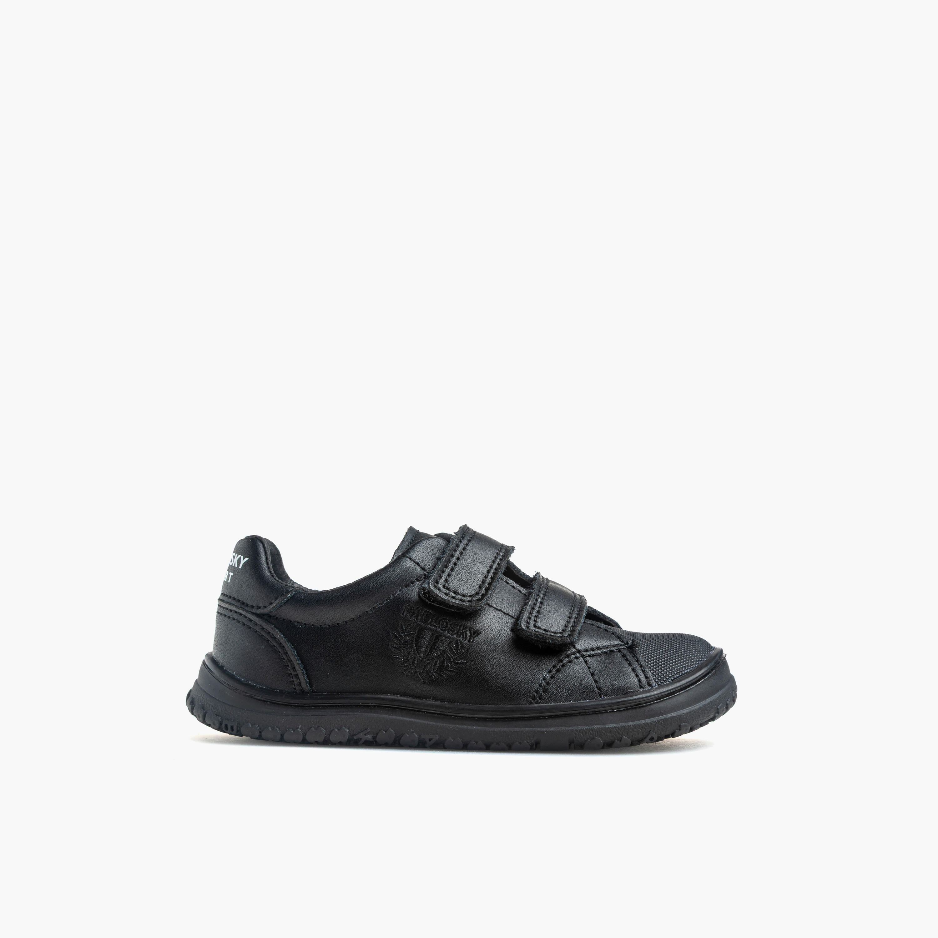 حذاء مدرسي جلد بشريط إغلاق لاصق للبنات من بابلوسكي-girls-shoes-schoolshoes-image-1