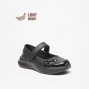 Dash Bow Accent Mary Jane School Shoes with Hook and Loop Closure-girls-shoes-schoolshoes-image-1