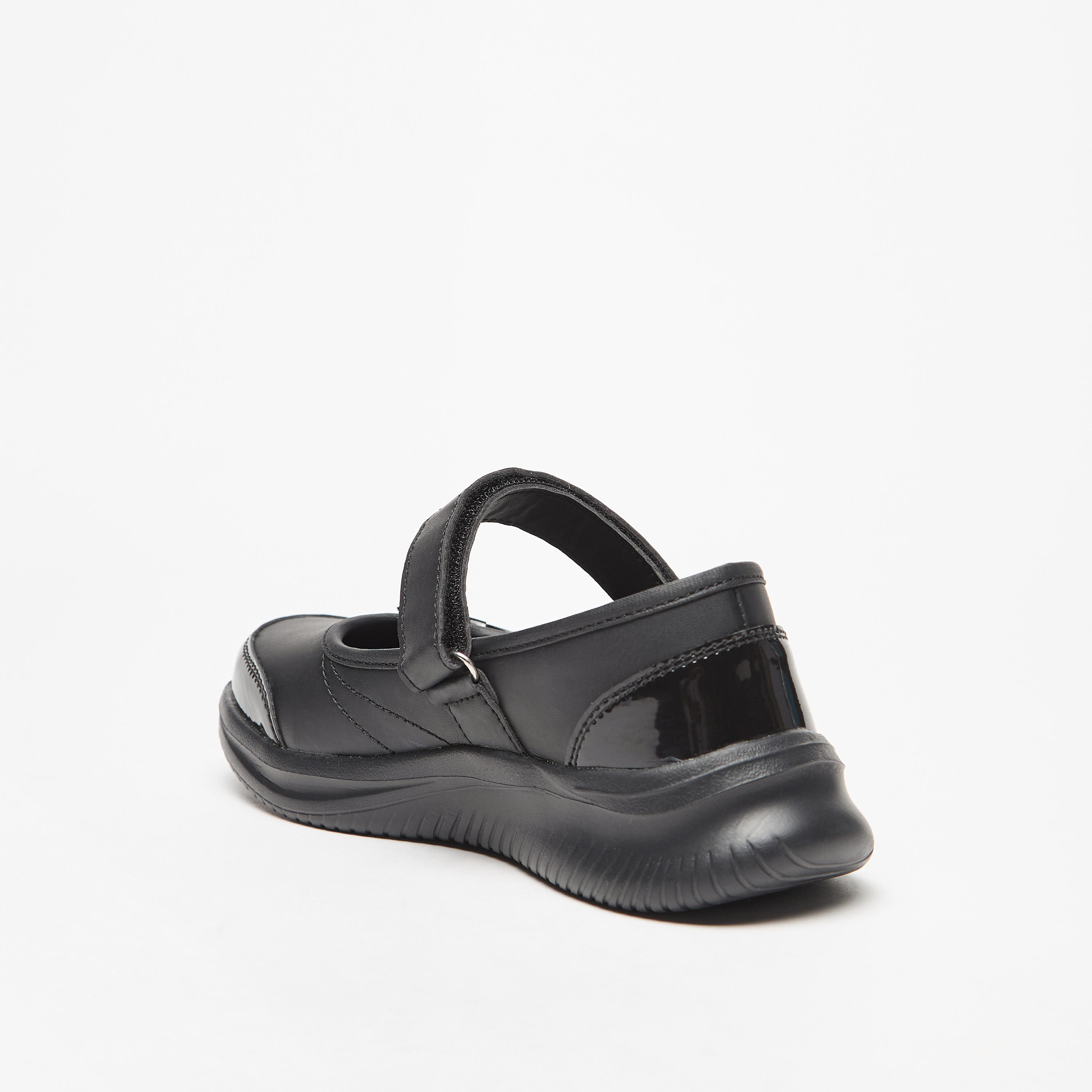 حذاء مدرسي ماري جين بزينة فيونكة وشريط إغلاق لاصق من داش-girls-shoes-maryjanes-image-2