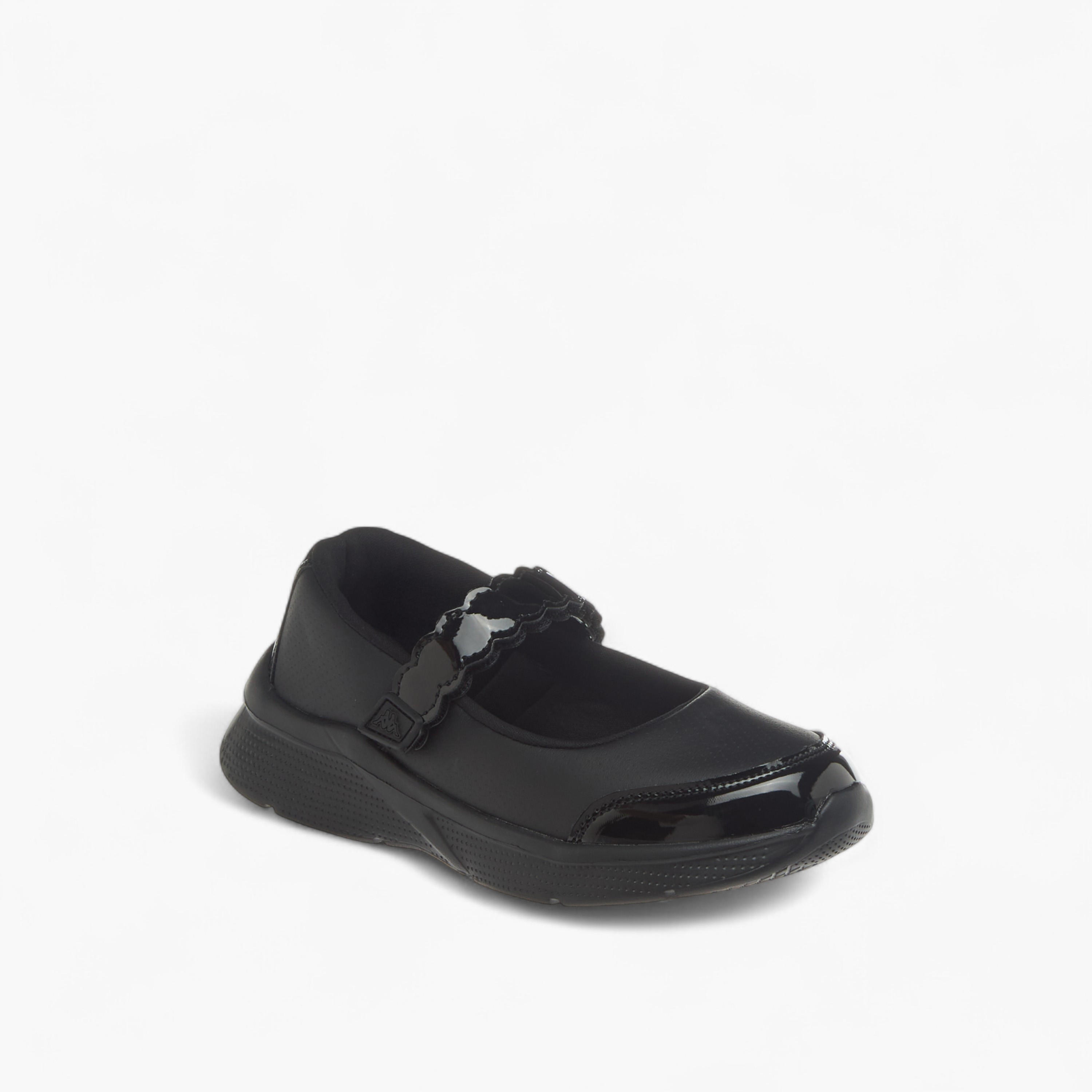 Kappa Girls' Panelled Mary Jane School Shoes with Hook and Loop Closure-girls-shoes-maryjanes-image-2