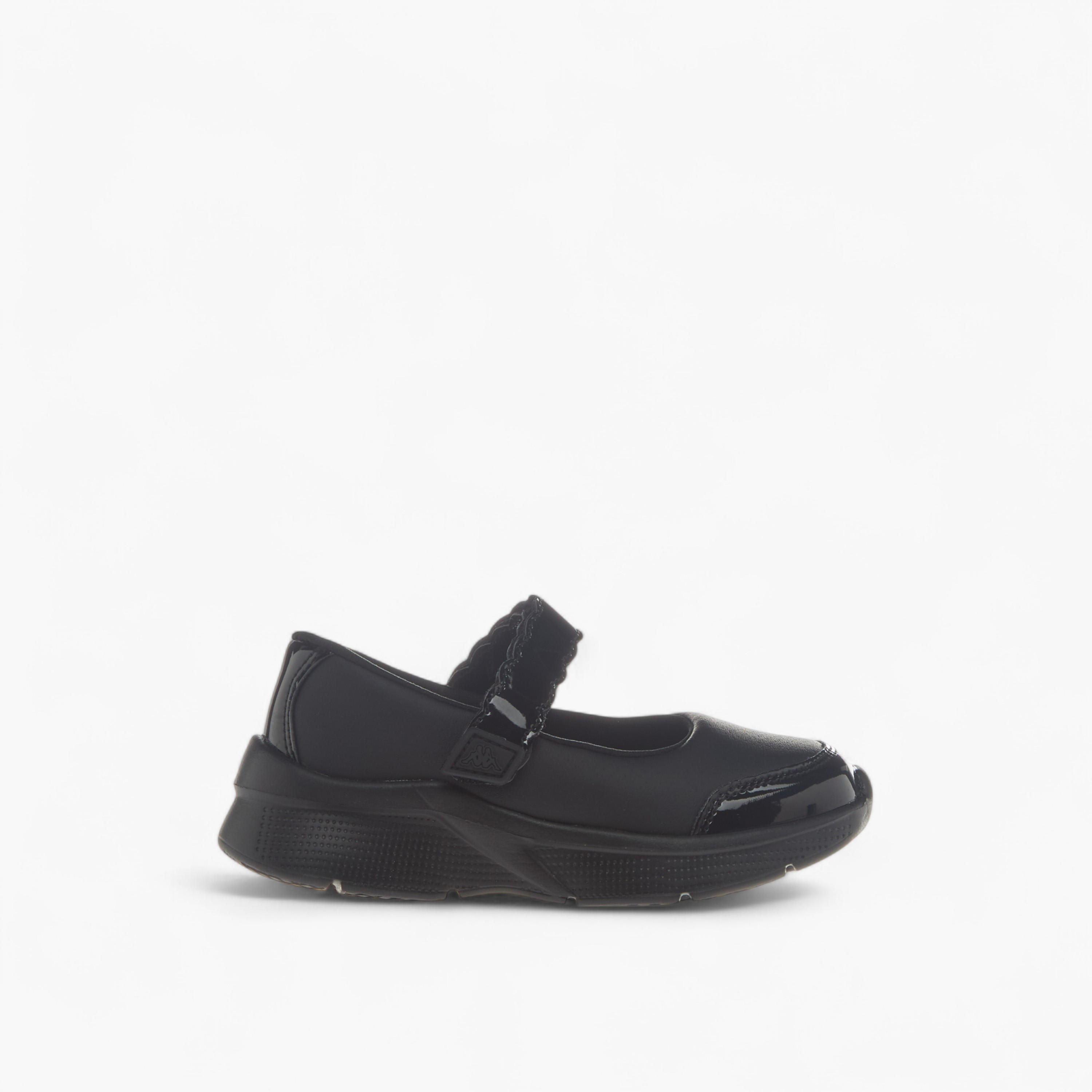Kappa Girls' Panelled Mary Jane School Shoes with Hook and Loop Closure-girls-shoes-maryjanes-image-3