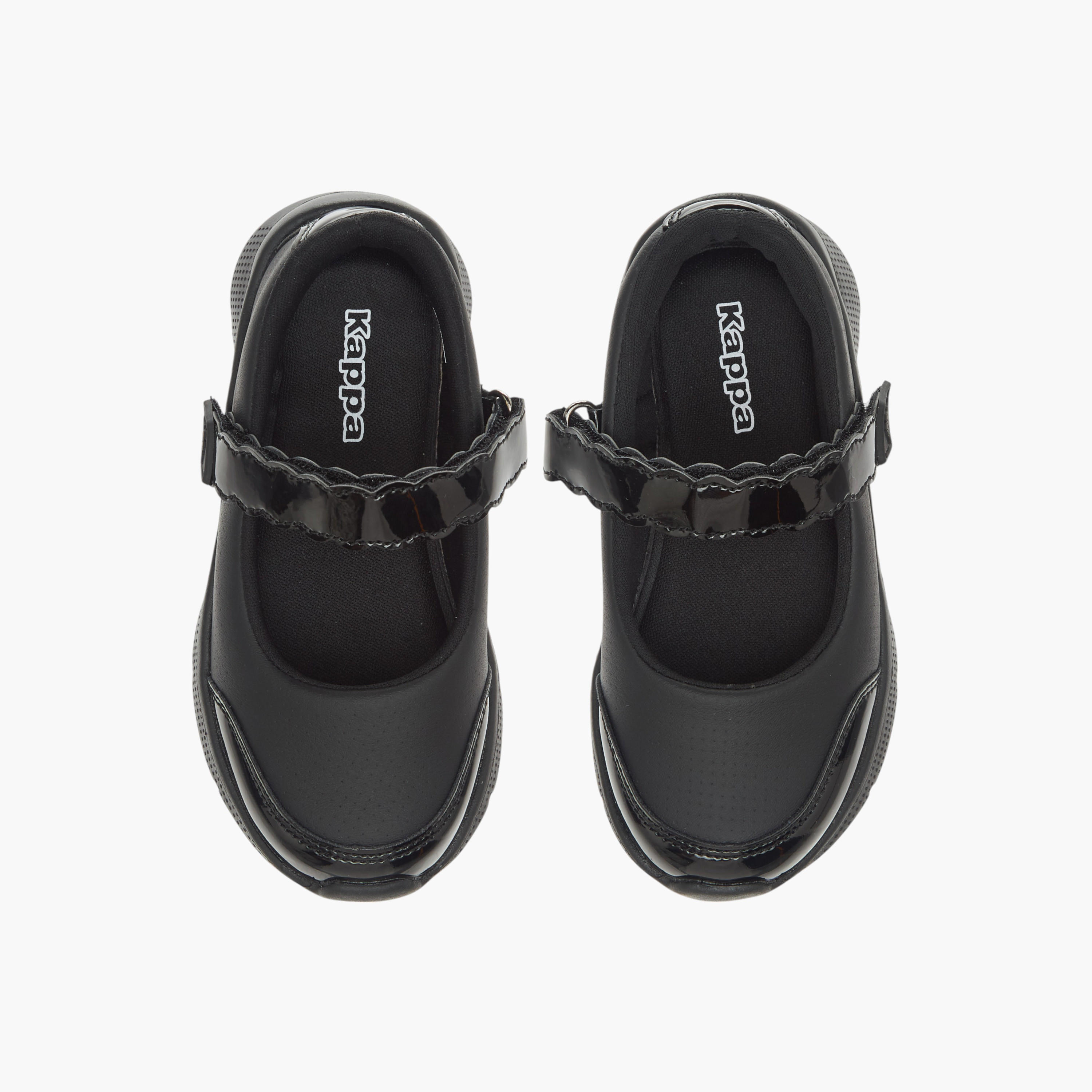 حذاء مدرسي سادة بشريط إغلاق للبنات من كابا-girls-shoes-maryjanes-image-1