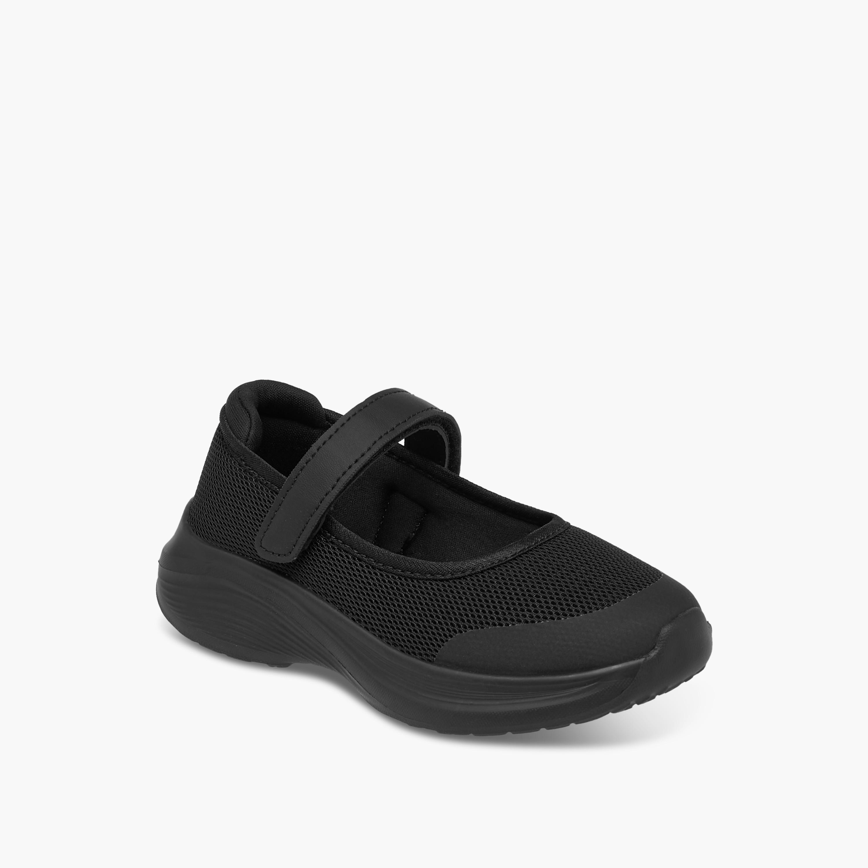 Dash Girls Textured Hook & Loop School Shoes-girls-shoes-maryjanes-image-2