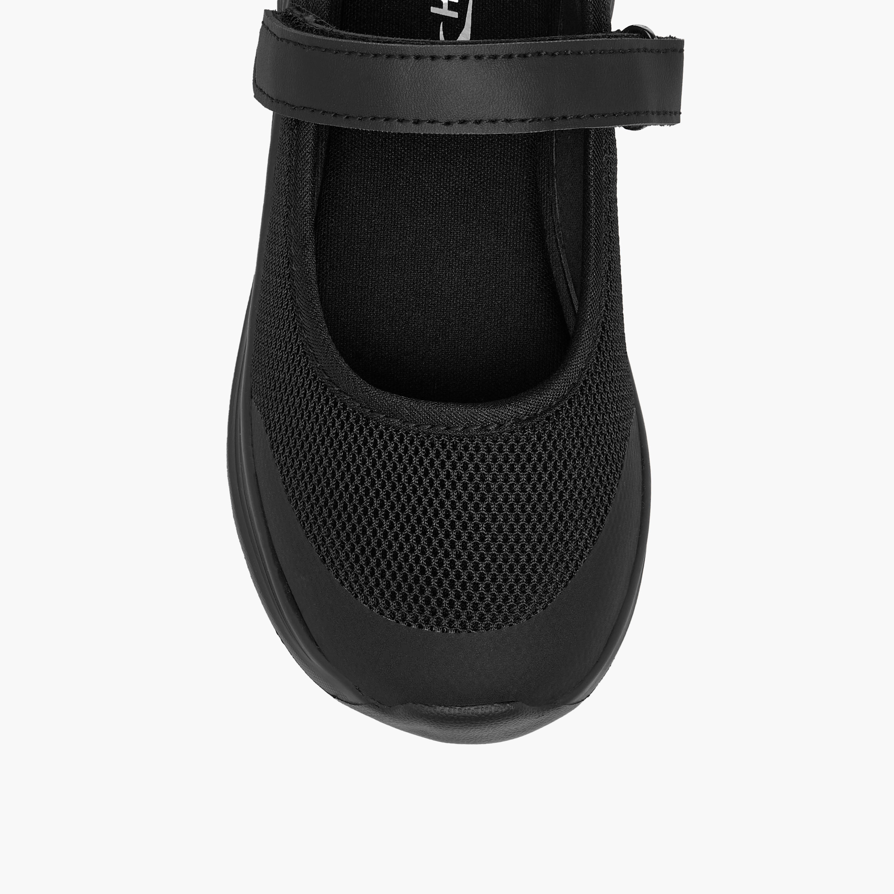 Dash Girls Textured Hook & Loop School Shoes-girls-shoes-maryjanes-image-4