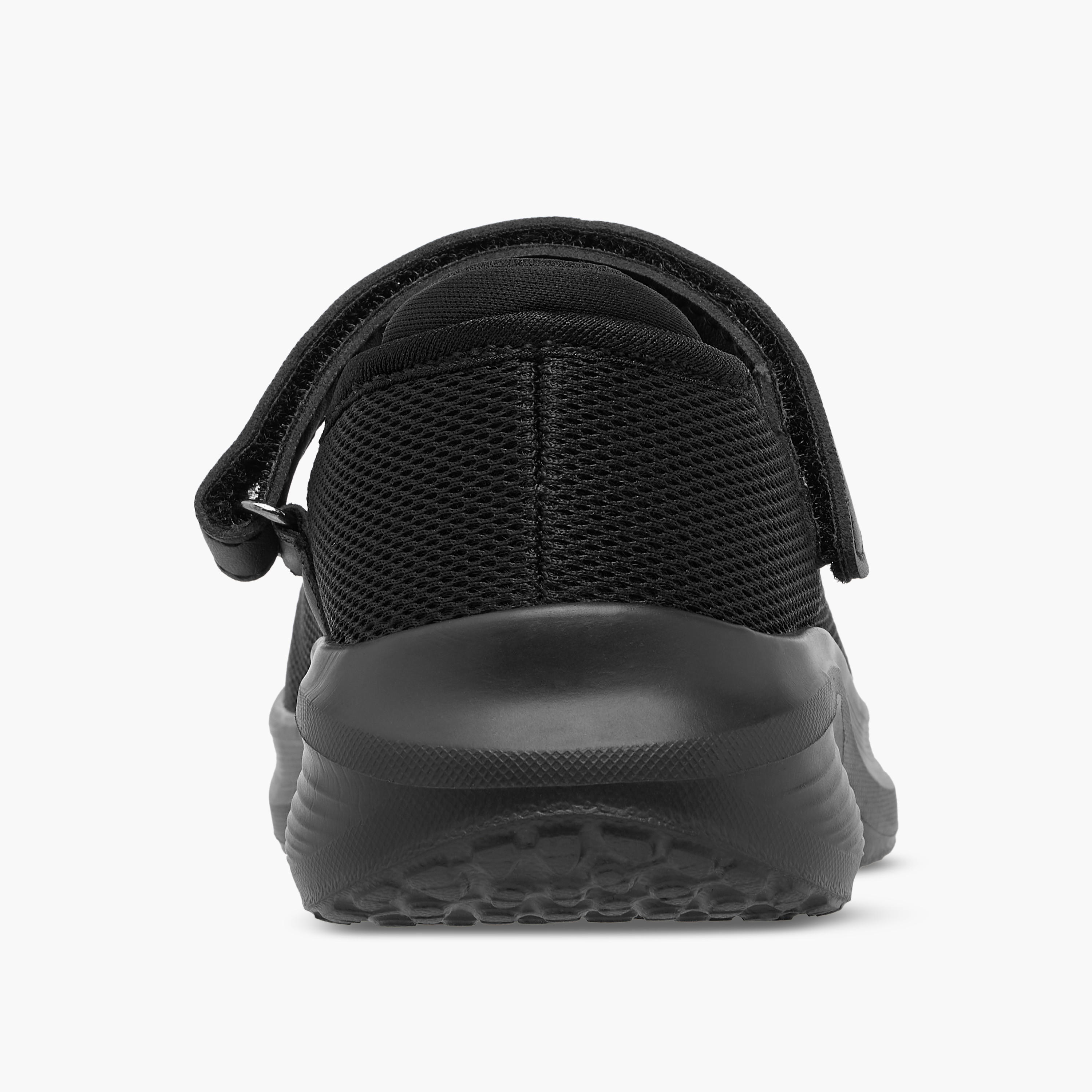 Dash Girls Textured Hook & Loop School Shoes-girls-shoes-maryjanes-image-5