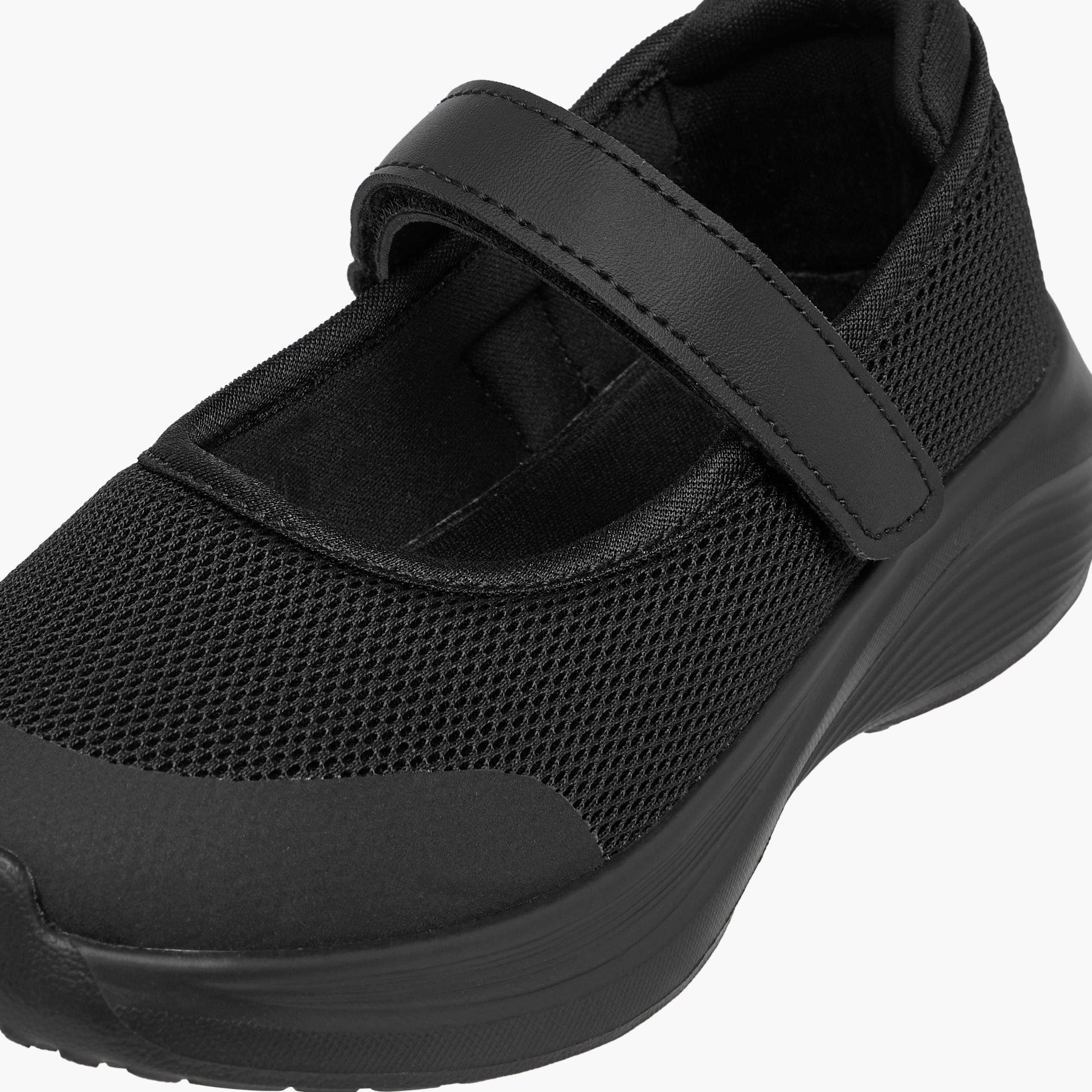 Dash Girls Textured Hook & Loop School Shoes-girls-shoes-maryjanes-image-6