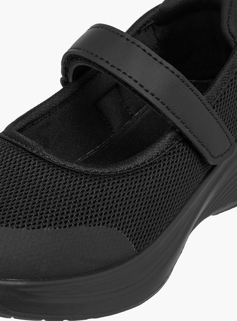 Dash Girls Textured Hook & Loop School Shoes-girls-shoes-maryjanes-image-6