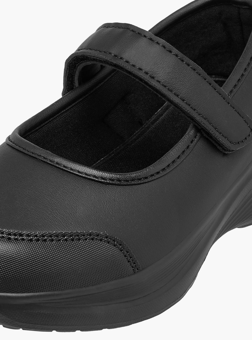 Dash Solid School Shoes with Hook and Loop Closure-girls-shoes-maryjanes-image-6
