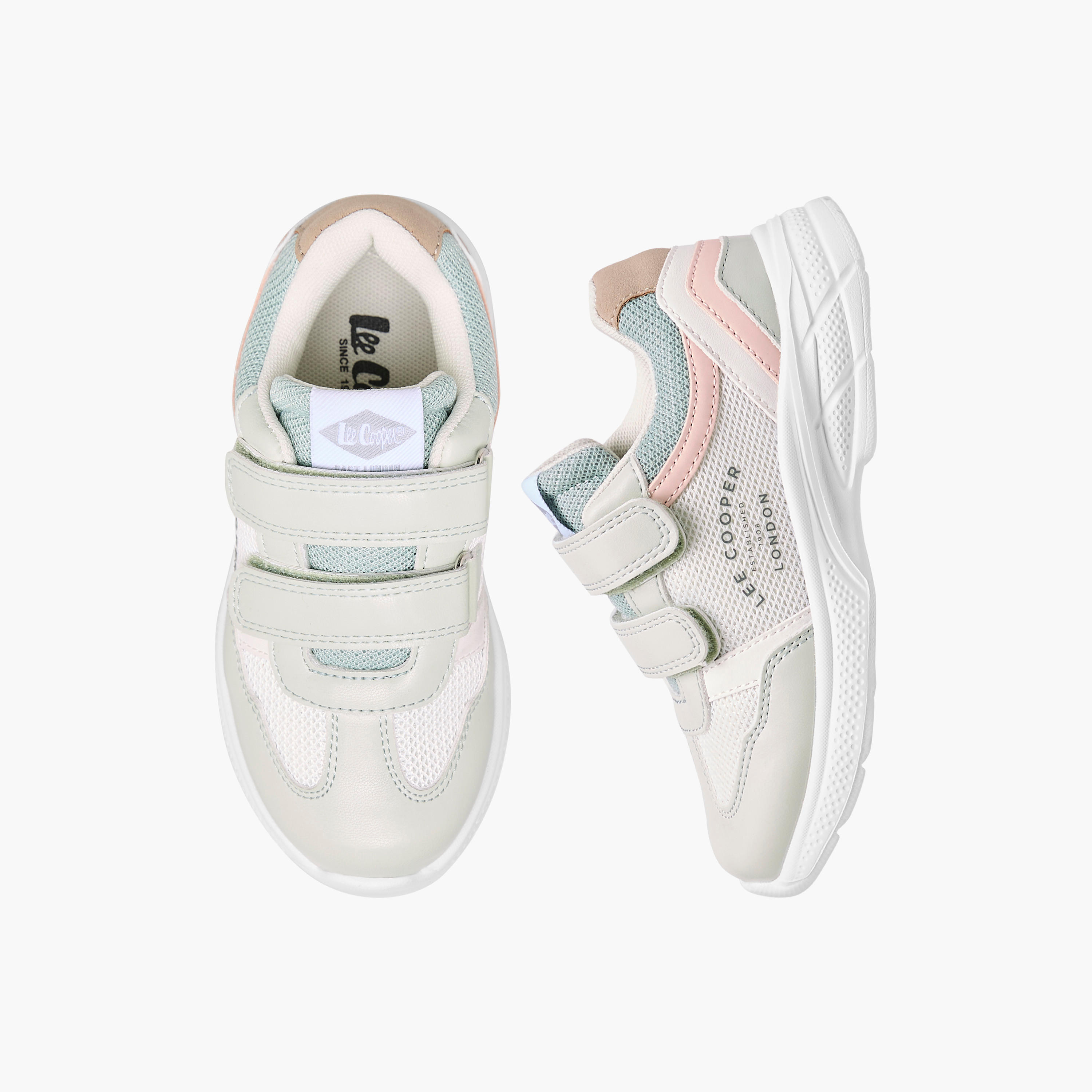 حذاء سنيكرز بشريط إغلاق لاصق للبنات من لي كوبر-girls-shoes-sneakers-image-1