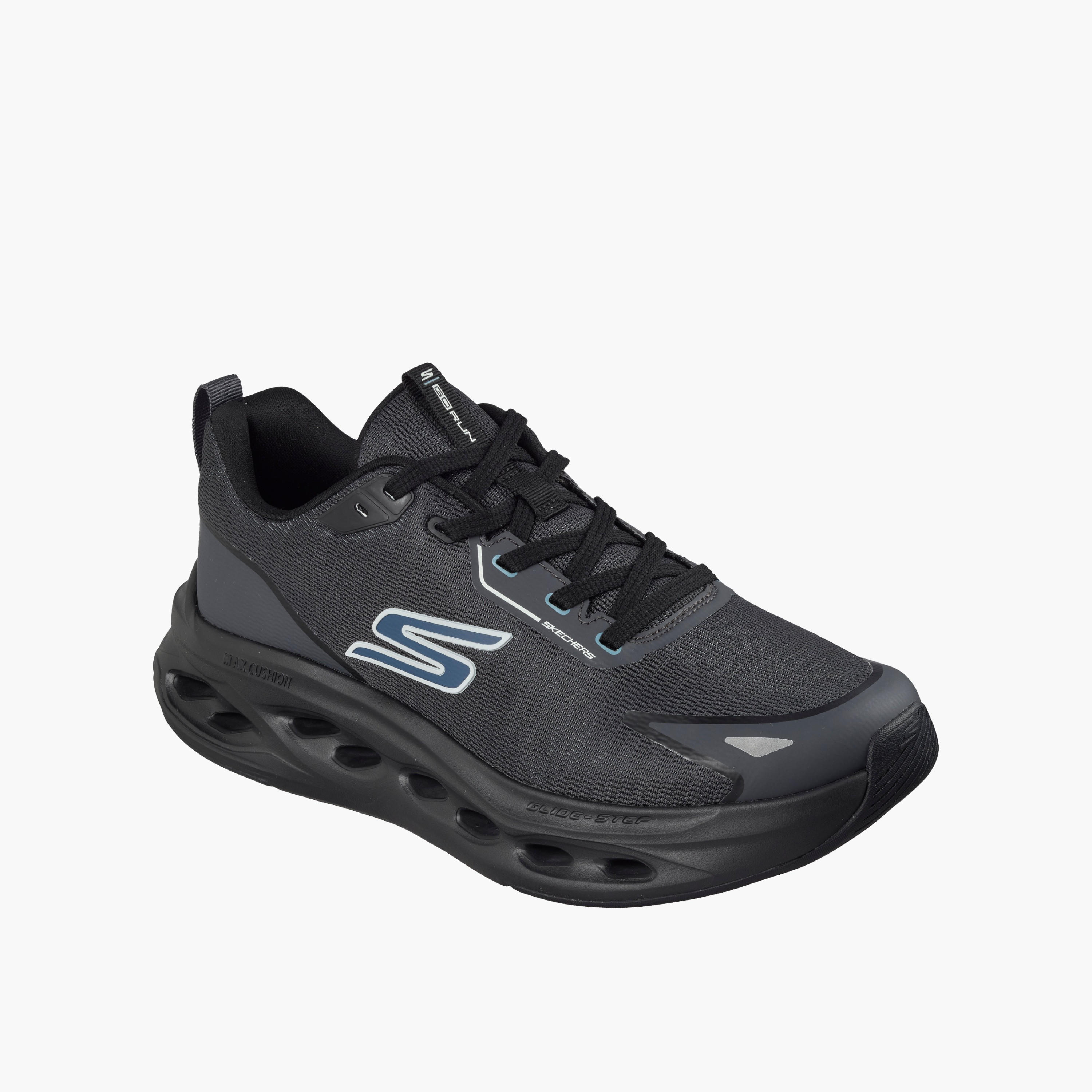 Skechers Men MAX CUSHIONING GLIDE-STEP Lace-Up Sports Shoes-men-shoes-sneakers-image-5