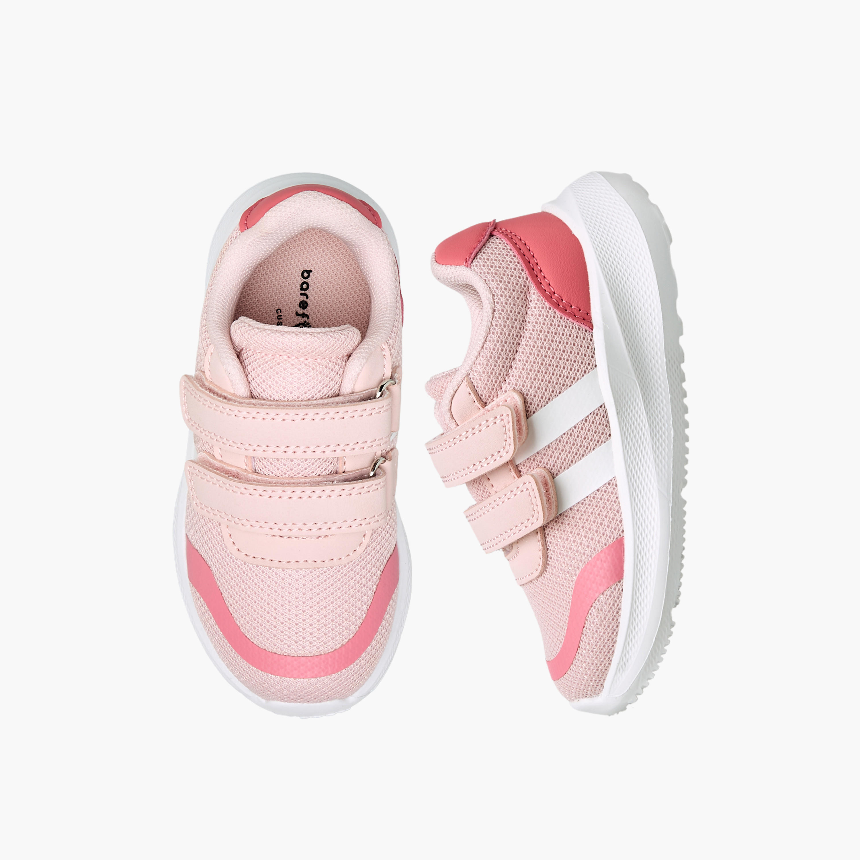 Barefeet Girls Hook & Loop Sneakers-girls-shoes-sneakers-image-1