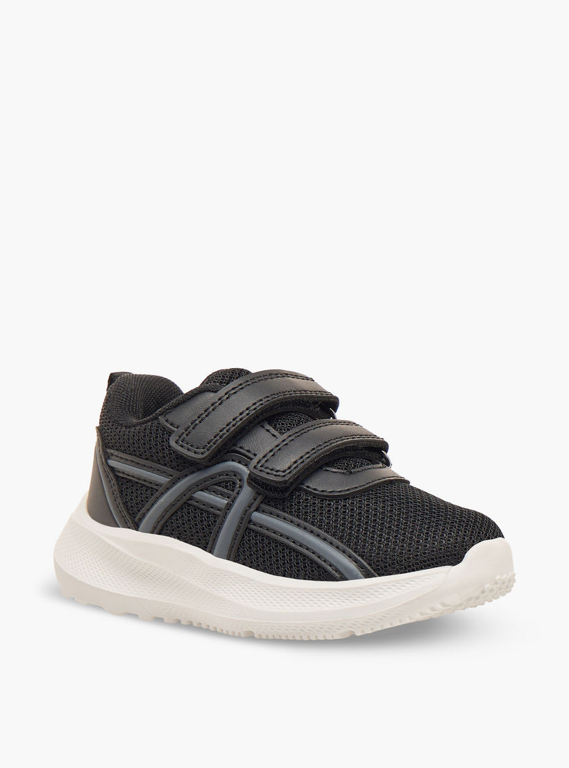 Barefeet Boys Textured Hook & Loop Sneakers-boys-shoes-sneakers-image-2