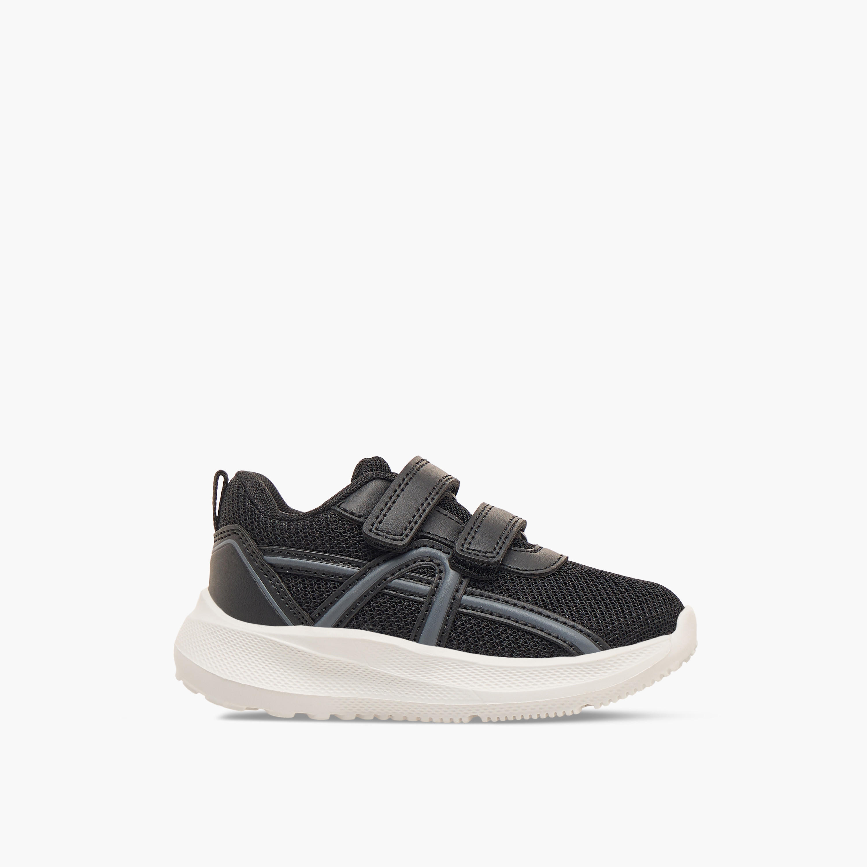 Barefeet Boys Textured Hook & Loop Sneakers-boys-shoes-sneakers-image-3