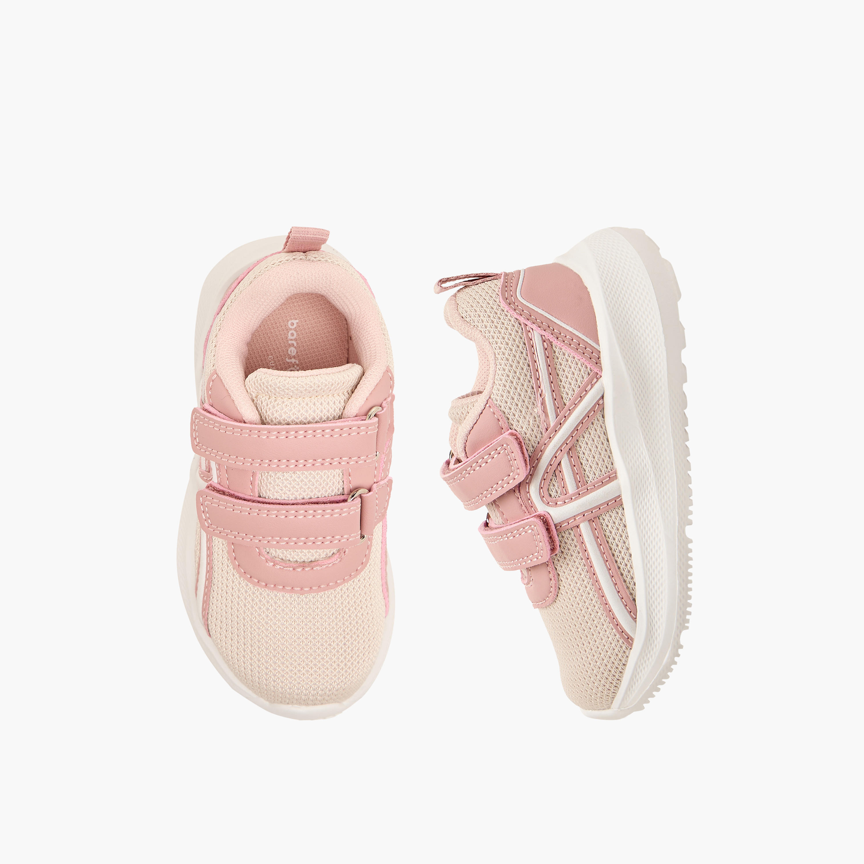Barefeet Girls Hook & Loop Sneakers-girls-shoes-sneakers-image-1