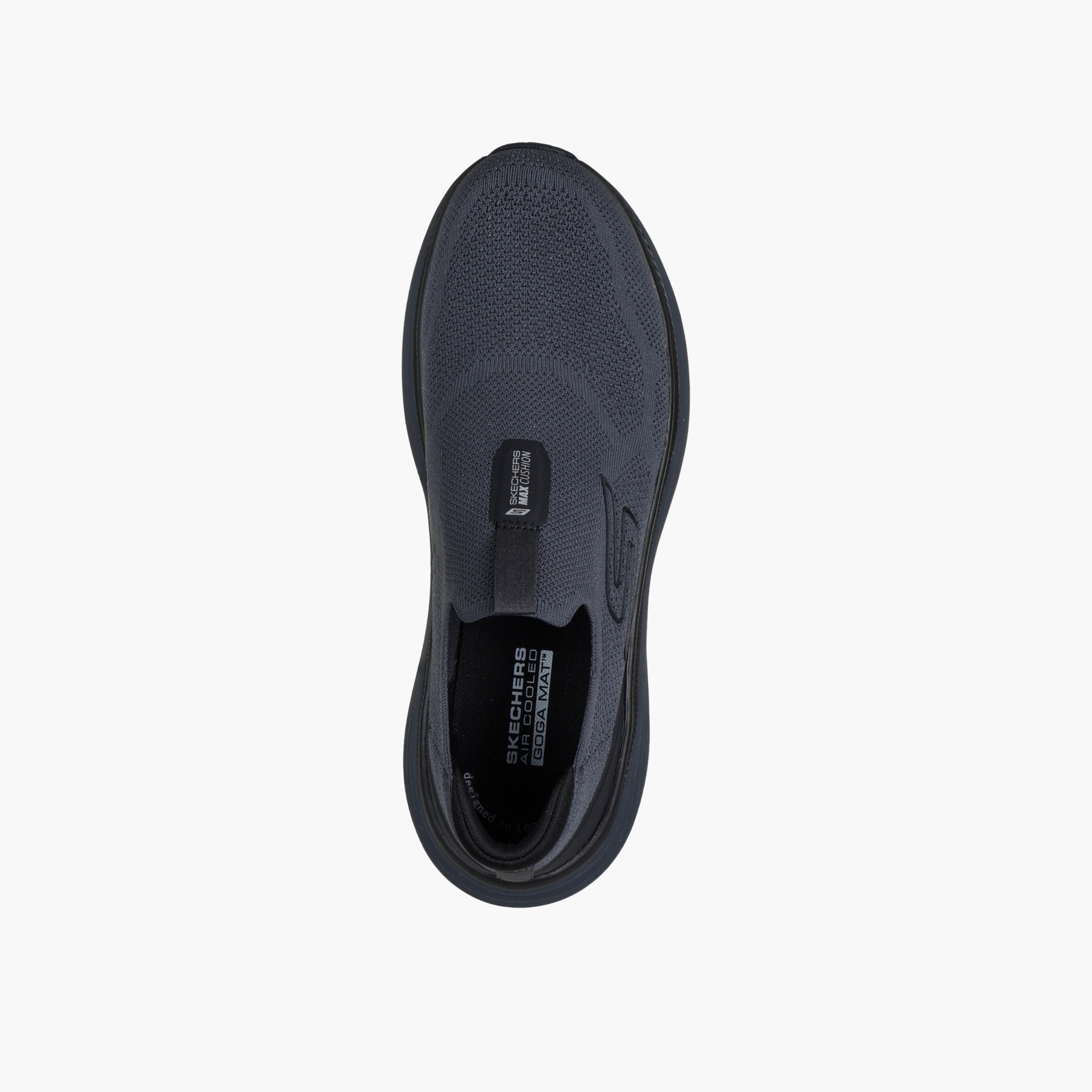 Skechers Men Logo Textured Slip-On Sports Shoes-men-shoes-sneakers-image-2