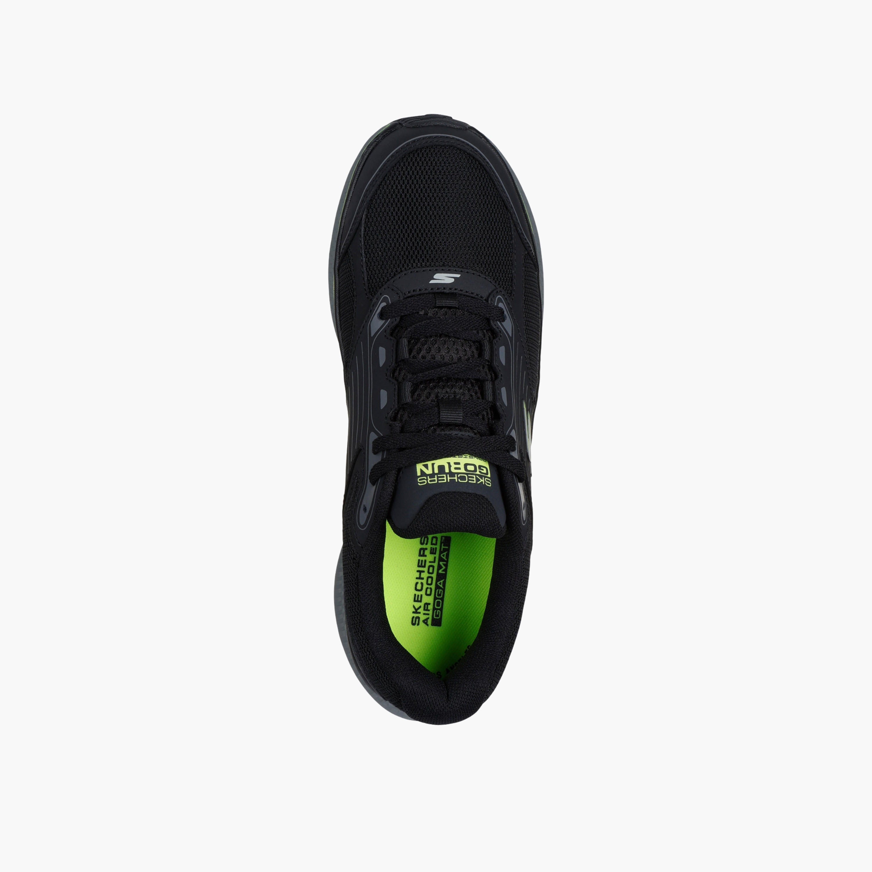 Skechers Men Leather Lace-Up Running Shoes-sports-men-shoes-image-2