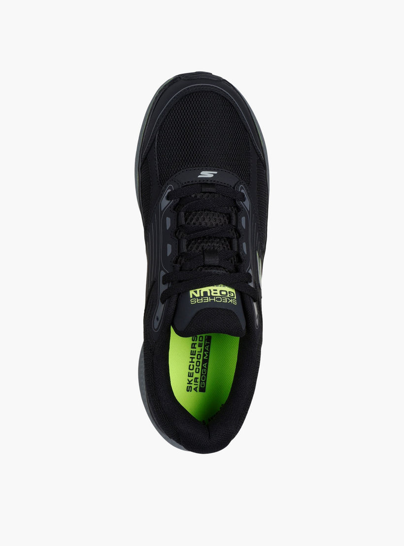 Skechers Men Leather Lace-Up Running Shoes-sports-men-shoes-image-2