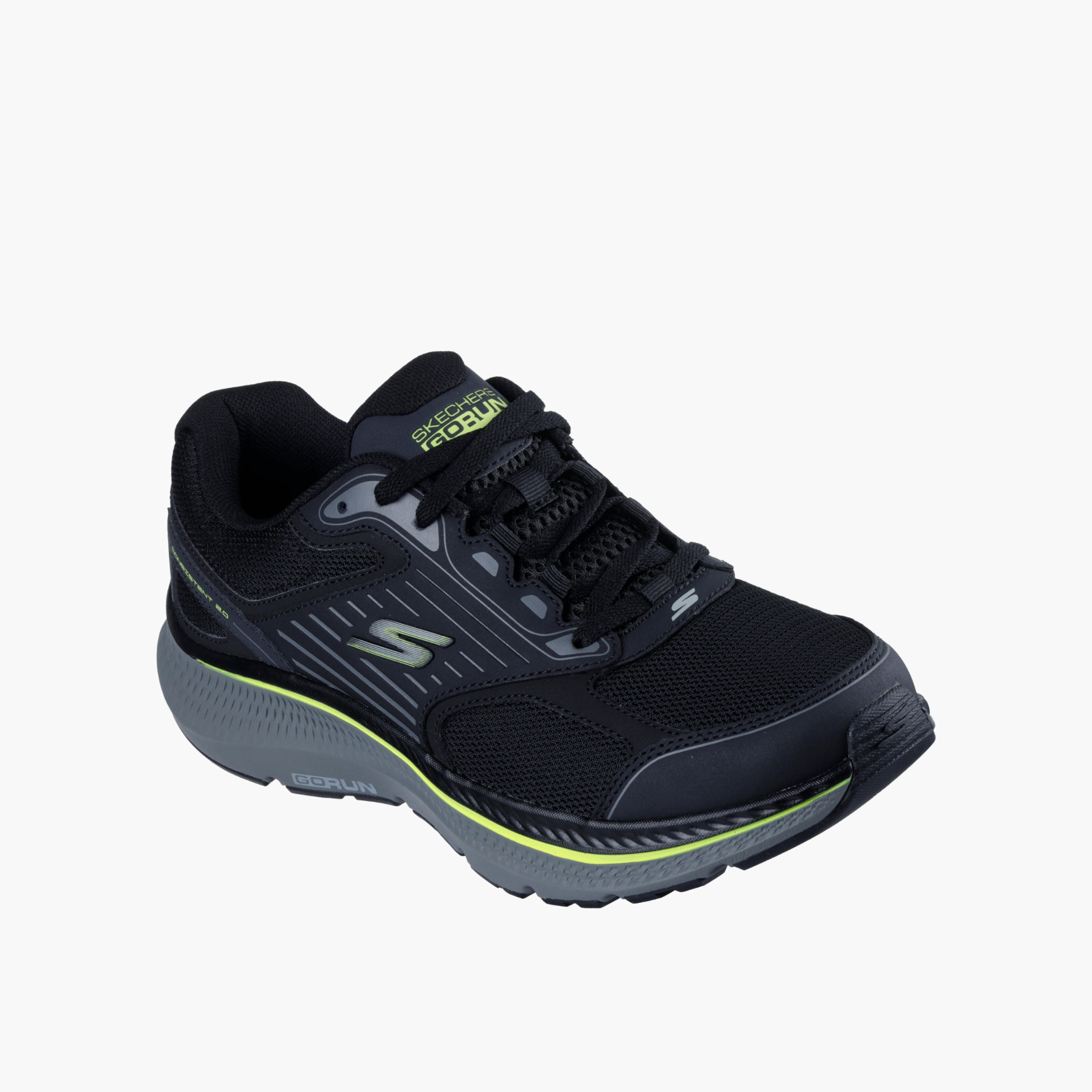 Skechers Men Leather Lace-Up Running Shoes-sports-men-shoes-image-4