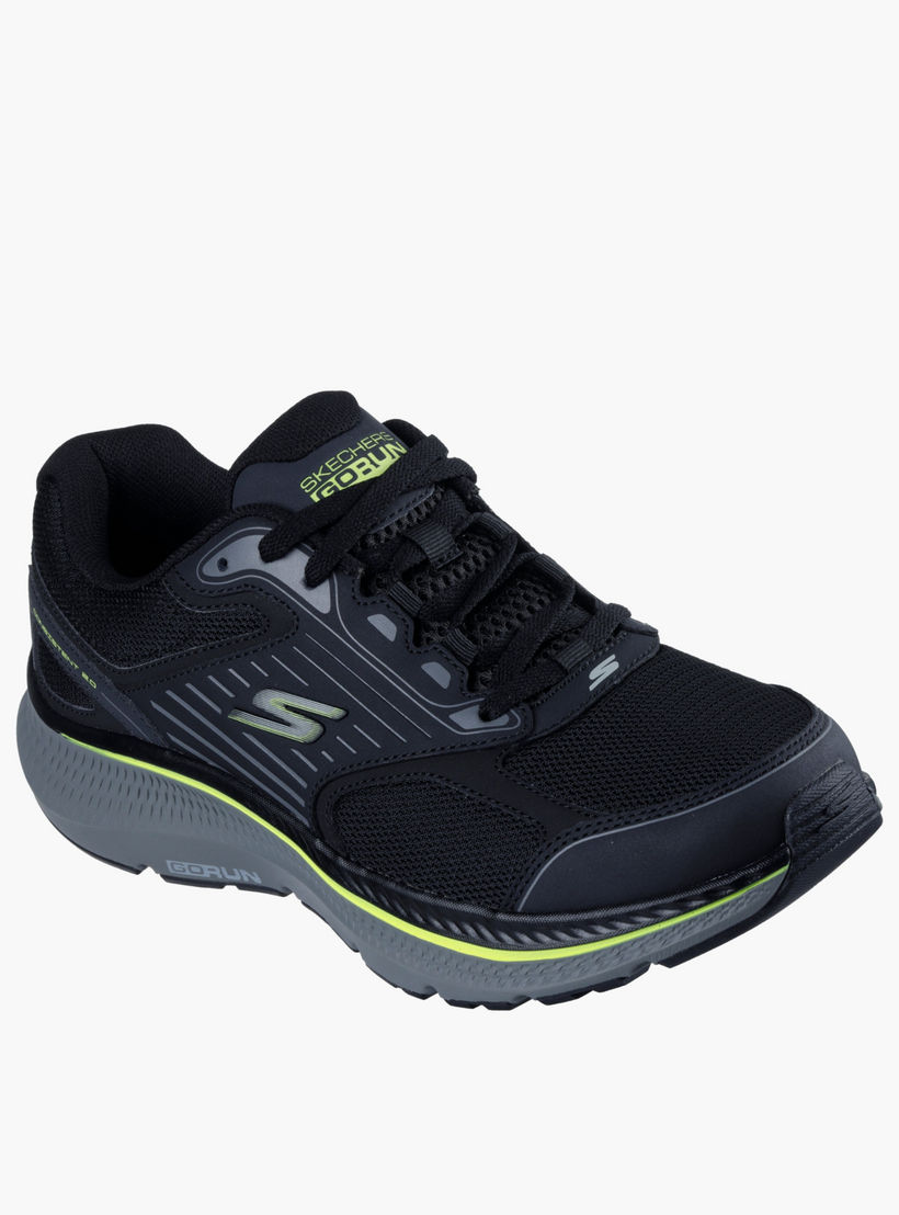 Skechers Men Leather Lace-Up Running Shoes-sports-men-shoes-image-4
