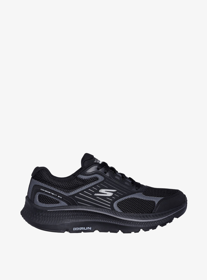 حذاء جري متعدد التصاميم برباط إغلاق للرجال من سكيتشرز - GO RUN CONSISTENT 2.0 - SILVER WOLF-sports-men-shoes-image-2