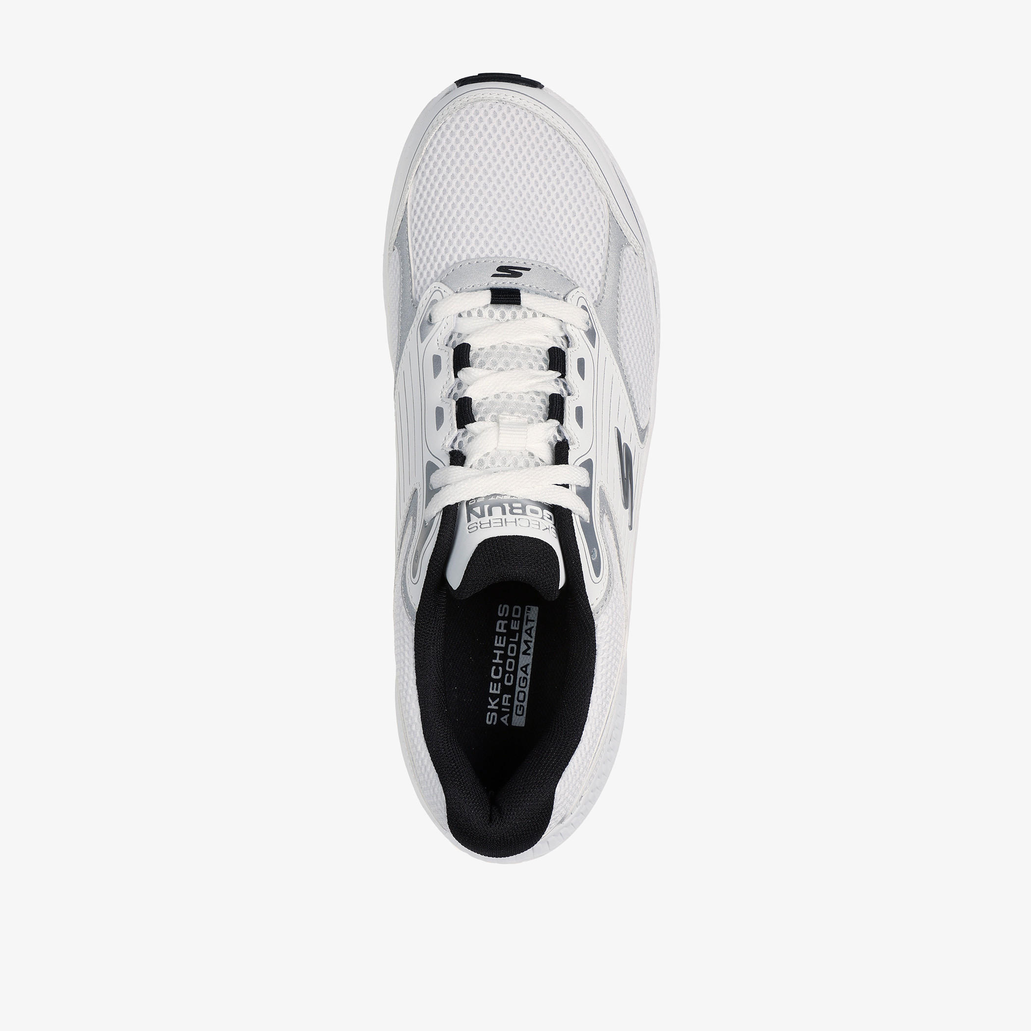 Skechers Men's Panelled Lace-Up Running Shoes - GO RUN CONSISTENT 2.0 SILVER WOLF-sports-men-shoes-image-2